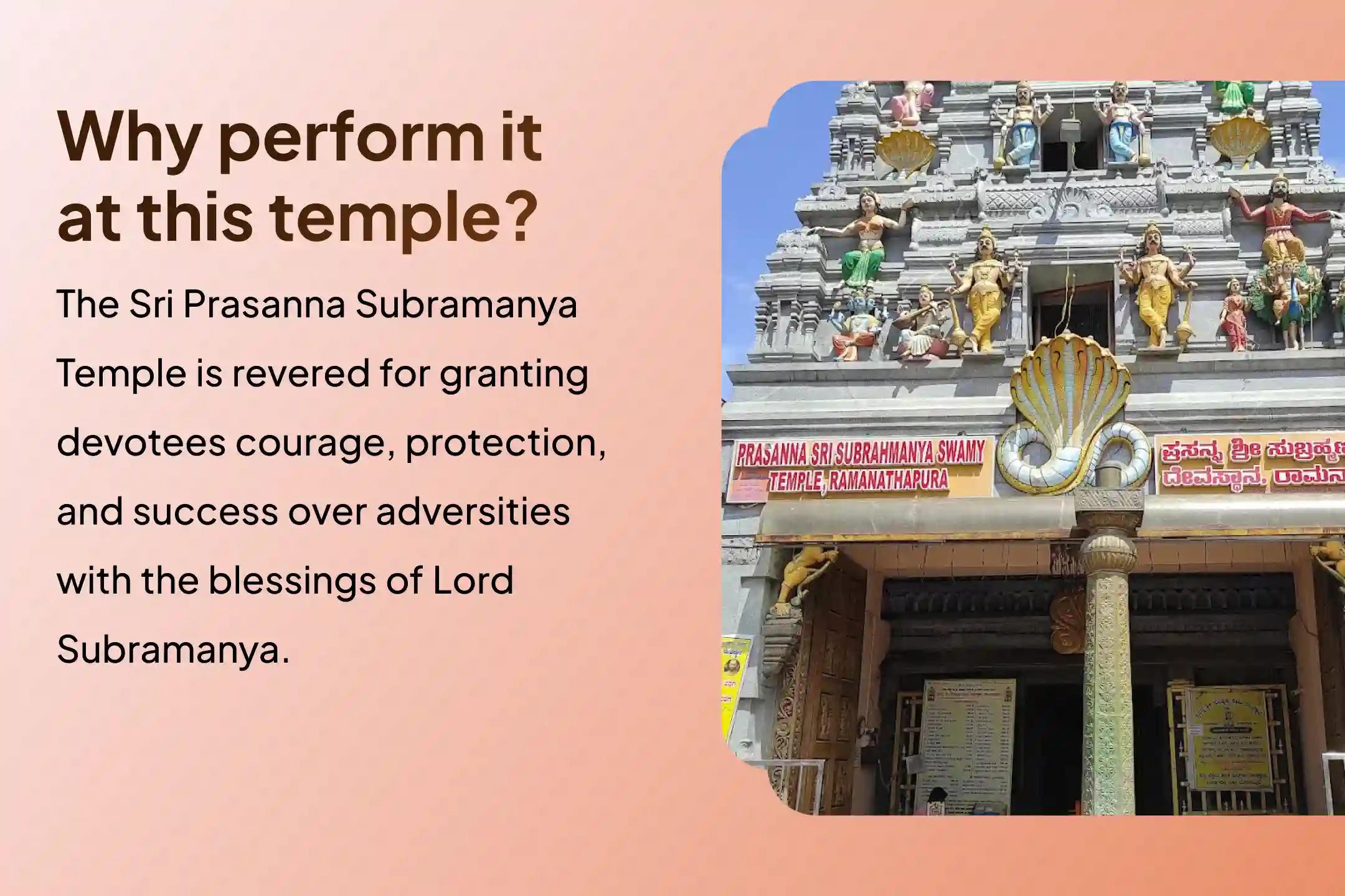 Participate in the Skanda Shashti Prasanna Subramanya Special Subrahmanya Abhishekam and Ashtottara Archana for Victory over Enemies.