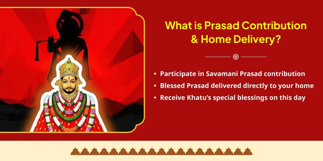 Phalgun Mela Ekadashi Khatu Shyam 51 Kg Savamani Prasad Contribution & Home Delivery