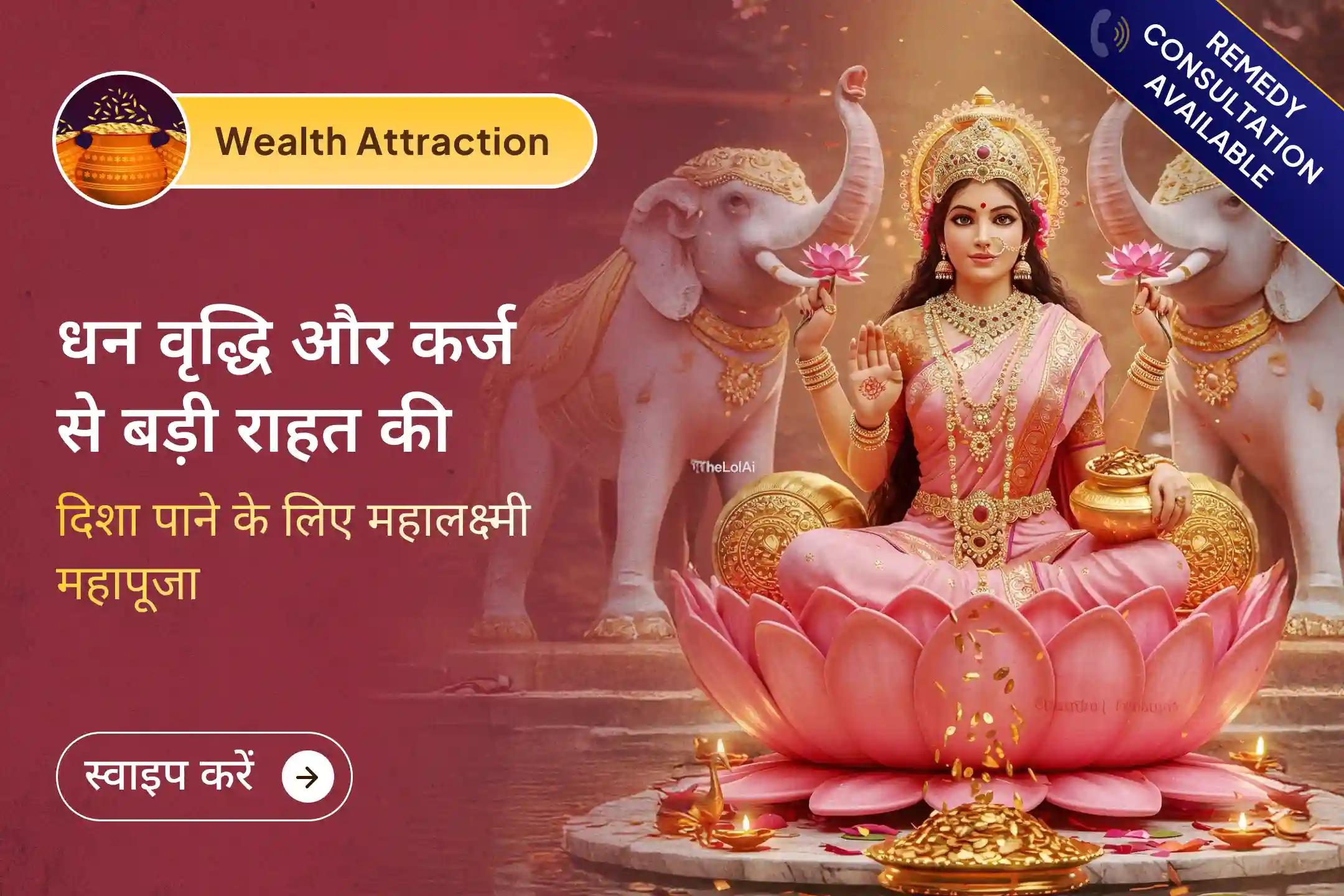 💫 पैसों की चिंताओं को पीछे छोड़ें और महालक्ष्मी की दिव्य आराधना से जीवन को कर्ज मुक्ति की सही राह पर ले जाएं.. 