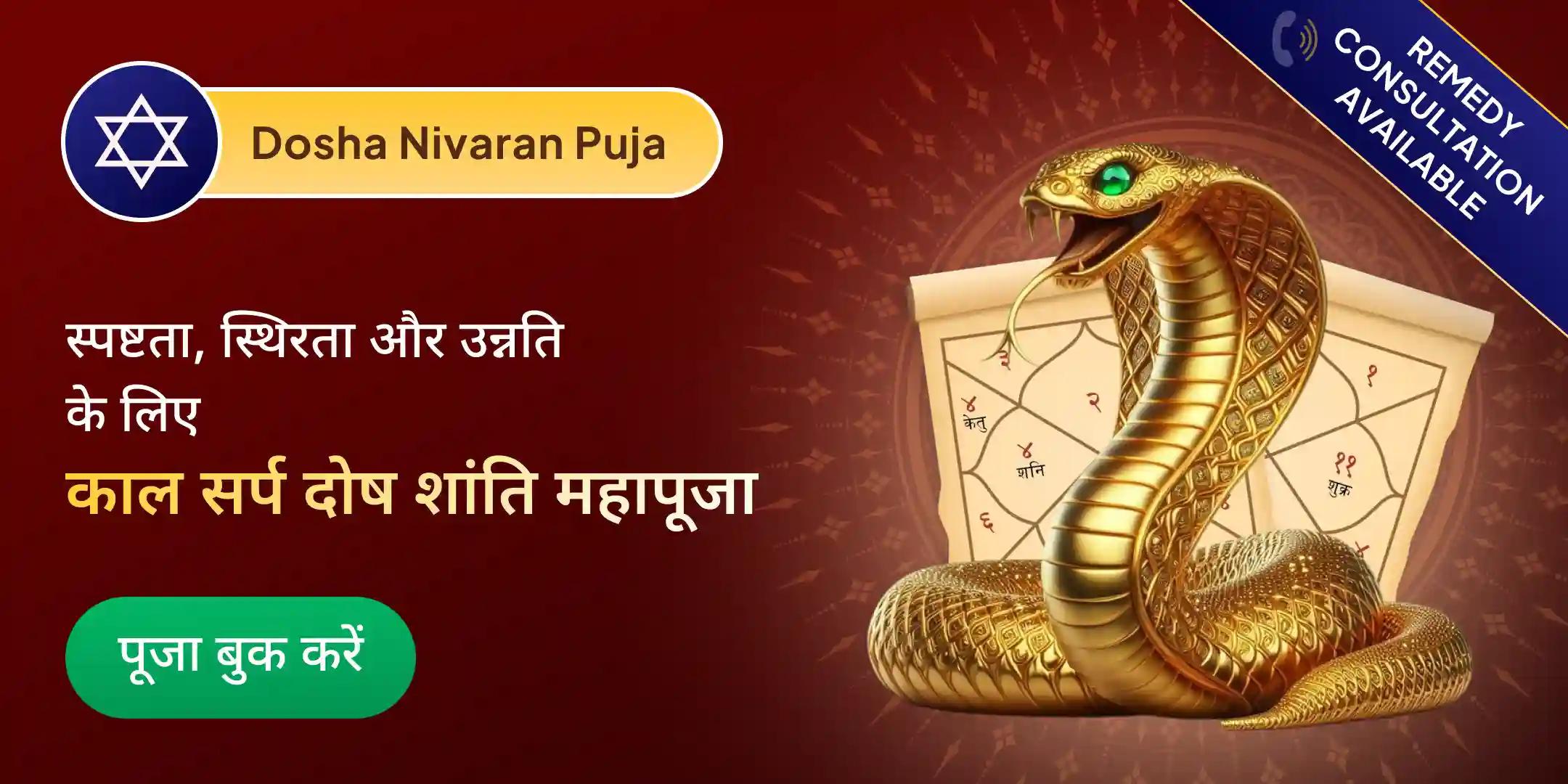 काल सर्प दोष शांति पूजा