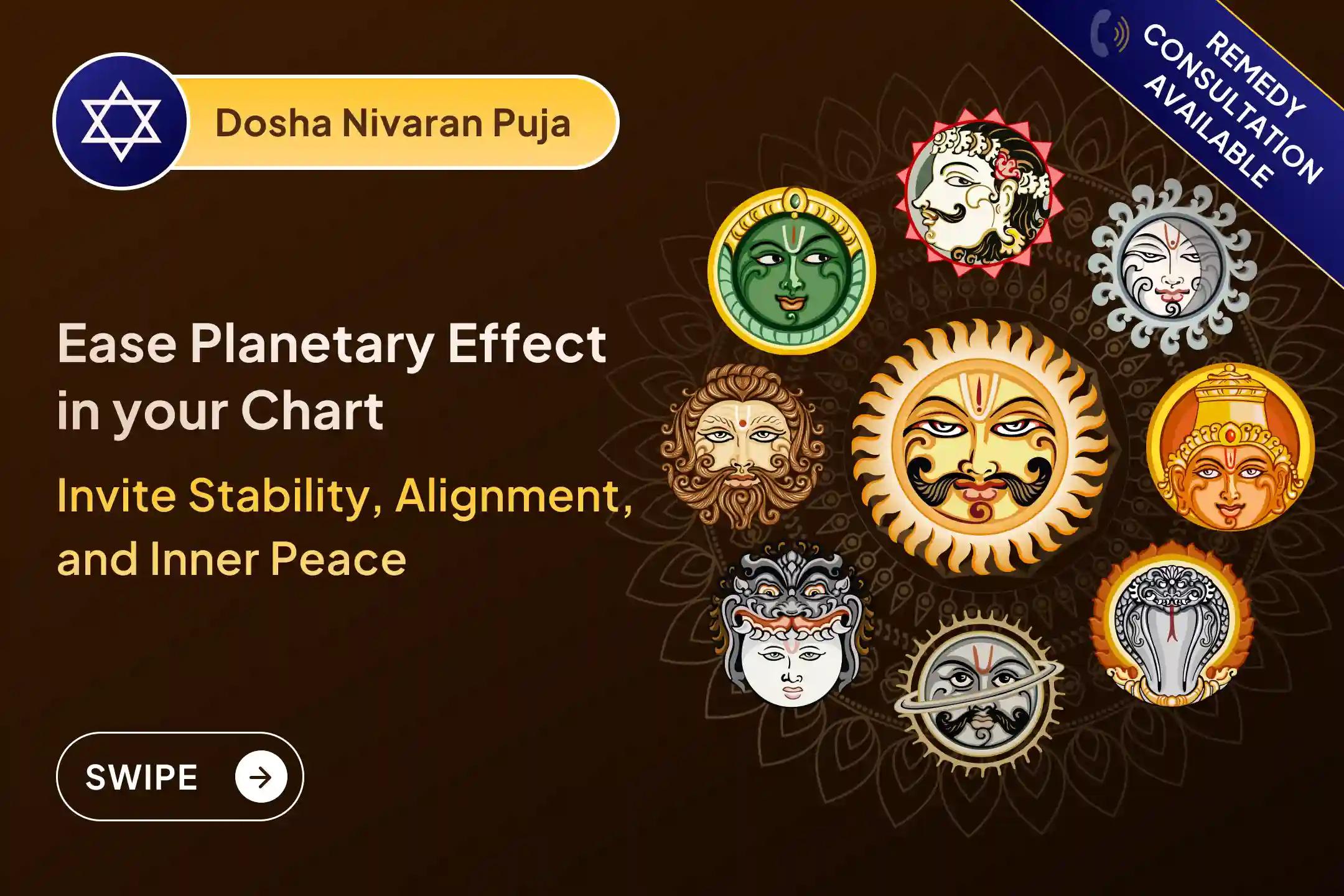 🔱 Detected planetary imbalance in your chart? This Navagraha Shanti Puja is performed to restore harmony and balance among all planetary influences 🔱