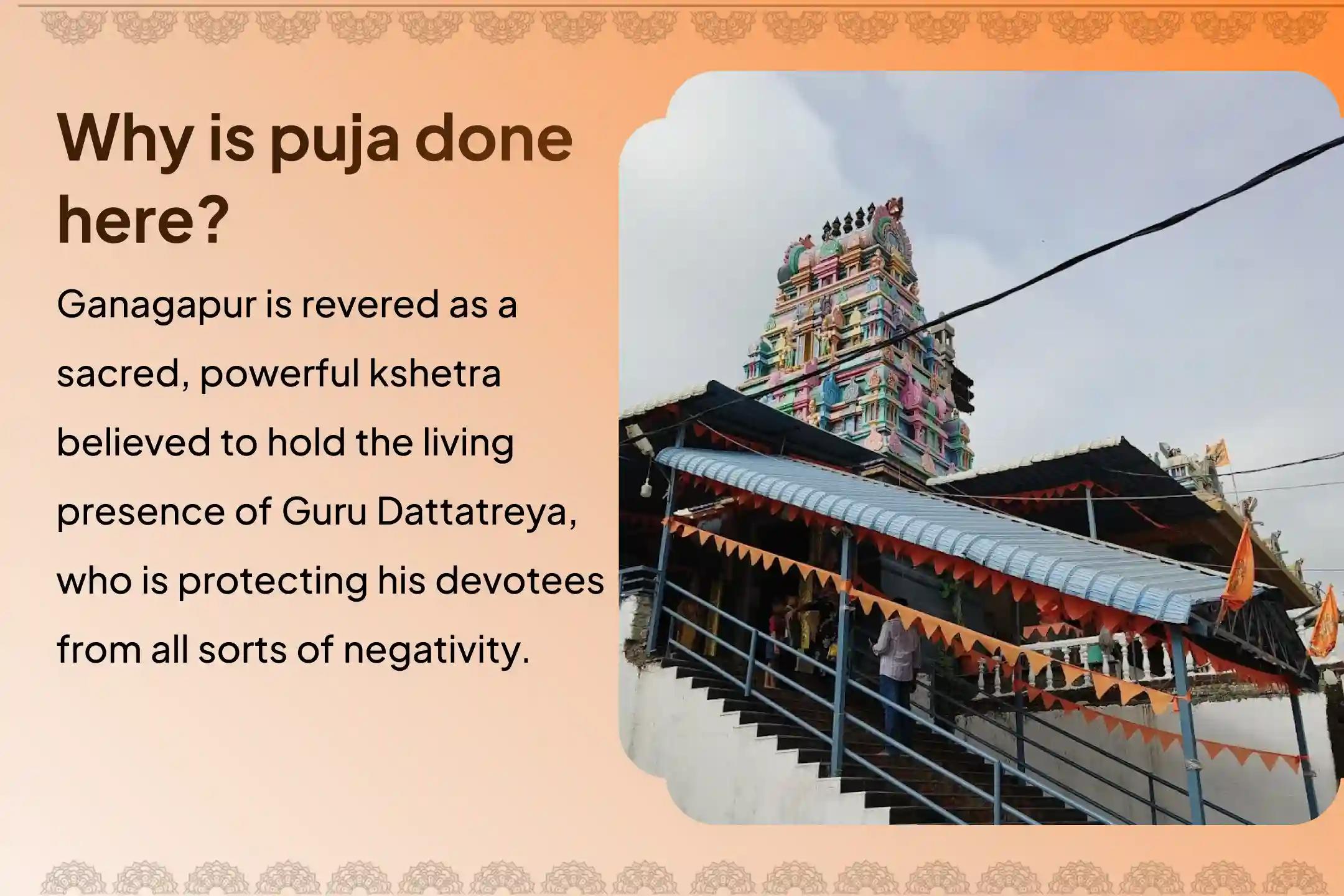Participate in the Ganagapur Kshetra Dattatreya Purnima Special Homa to remove Pitru Dosha, ancestral curses, and offer protection from the evil eye