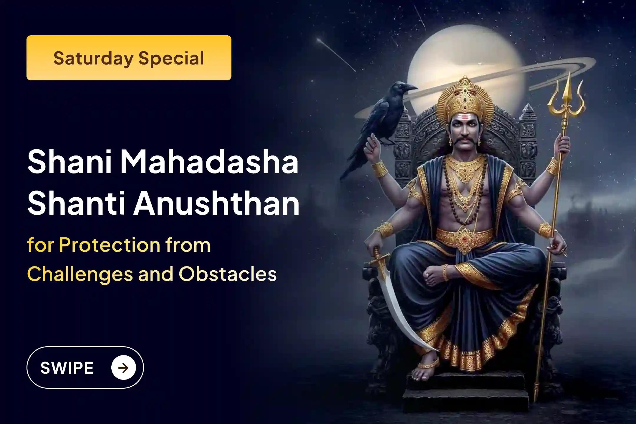 🪔Are you constantly suffering because of Shani Saade Saati? Seek Blessings of Relief by appeasing Shri Shani Dev through powerful rituals