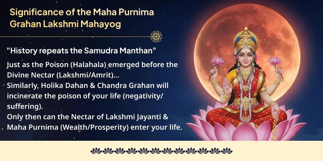 Maha Purnima Grahan Lakshmi Mahayog: 4 Festivals Anushthan