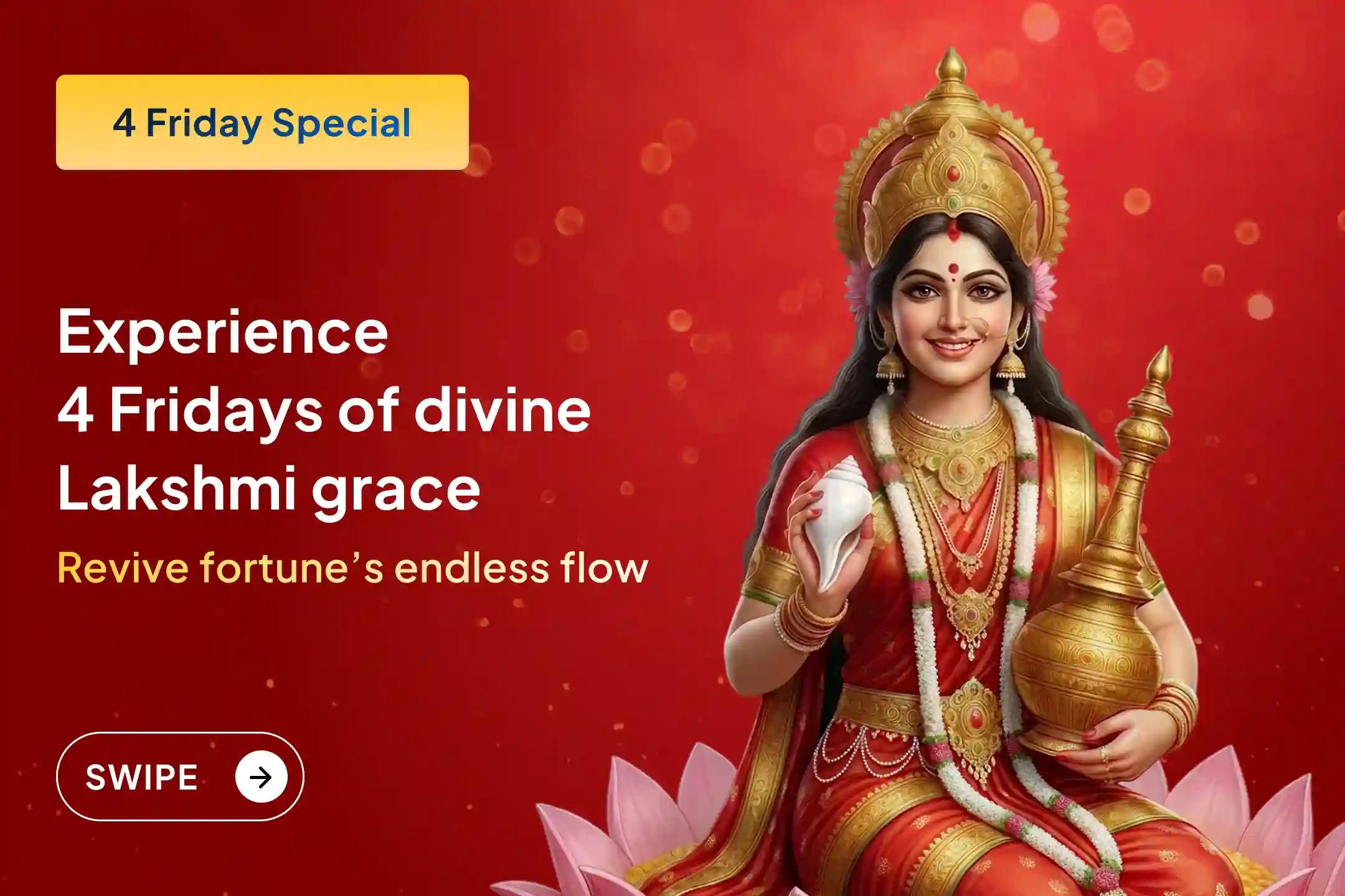 Do you also wish for Steady Wealth, Financial Growth & Divine Grace? The Grand Opportunity of  Four Fridays Mahalakshmi Mahapuja at Kolhapur Shaktipeeth is here!💫