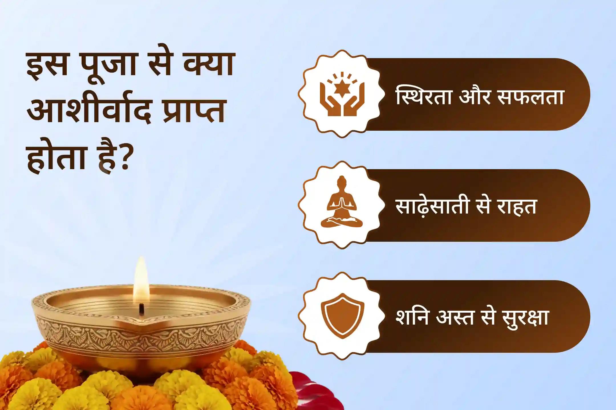 🪐 बार-बार काम में देरी, अचानक धन हानि और साढ़ेसाती का बढ़ता दबाव संकेत है कि शनि को संतुलित करने का समय आ गया है, इस विशेष शनि अस्त अनुष्ठान से कर्मों में गति और जीवन में स्थायी सफलता का आशीर्वाद पाएँ।