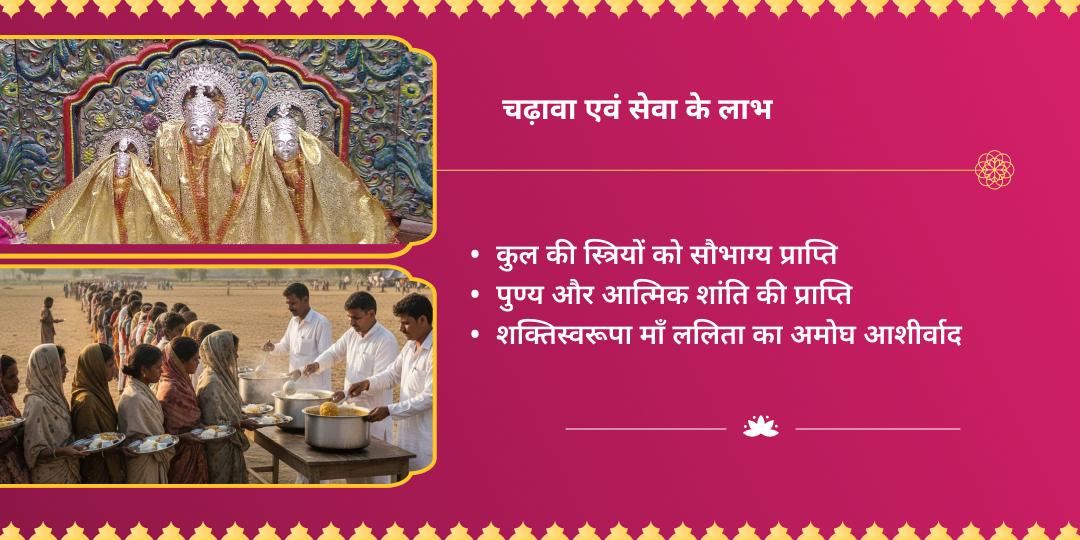 शक्ति सम्मान: महिला दिवस देवी चढ़ावा एवं सेवा 