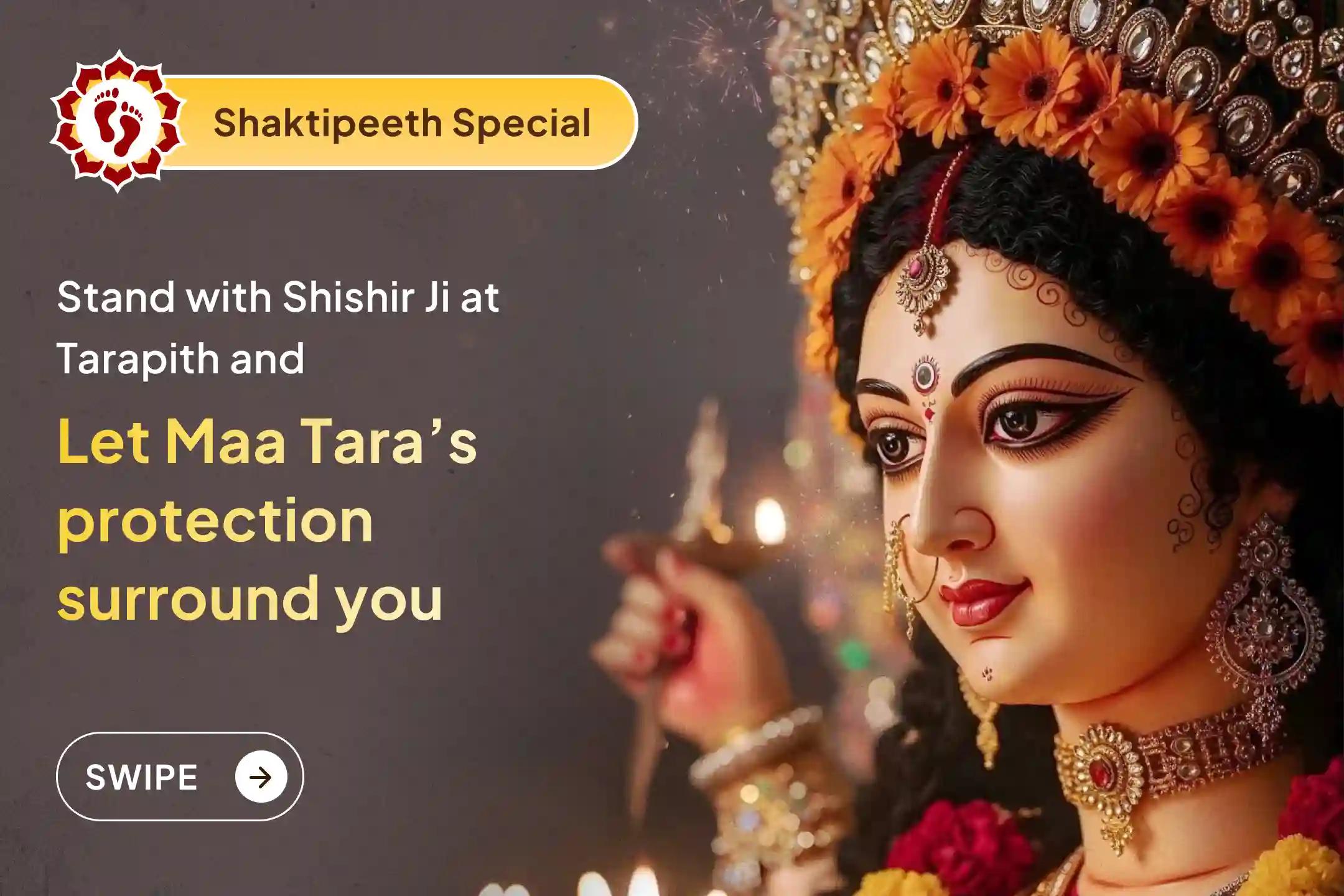 When Shishir Ji begins Maa Tara’s puja at Tarapith, even unseen fears know it’s time to leave.  Come, fold your hands alongside a true sadhak before Maa Tara and receive the protection you’ve been waiting for.🔥🙏