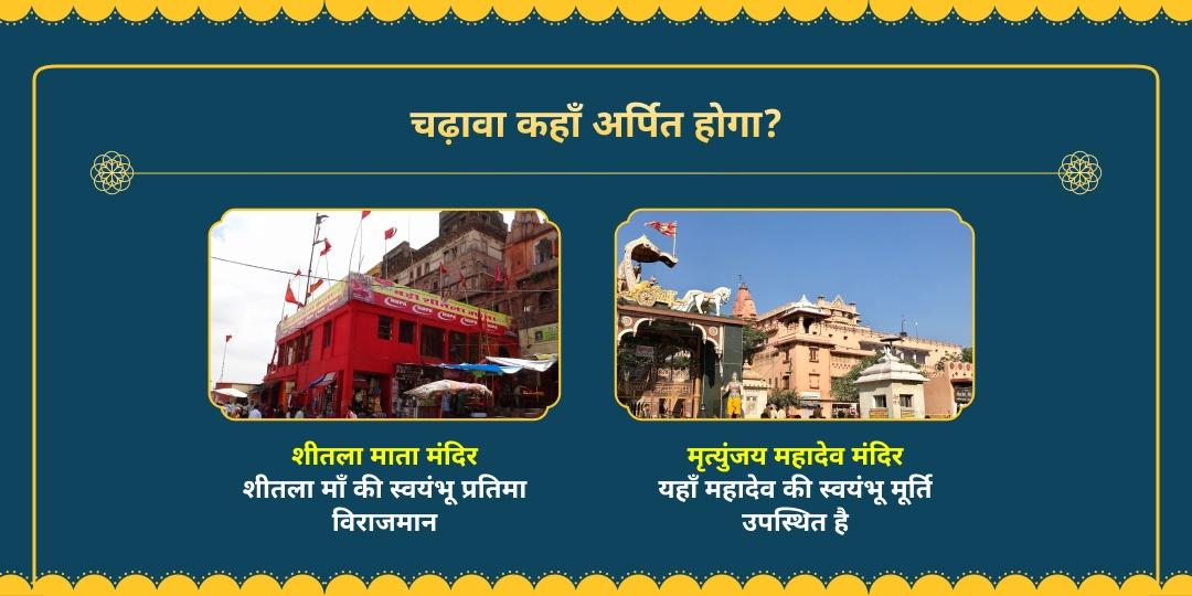 शीतला अष्टमी माँ शीतला-मृत्युंजय महादेव आरोग्य रक्षा चढ़ावा