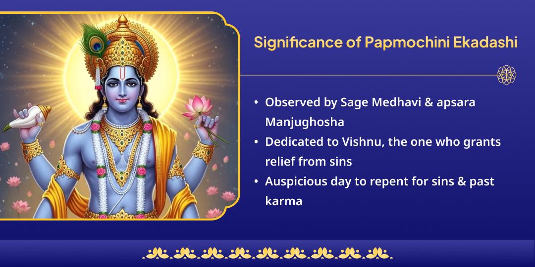 Hindu Year’s Last Papmochini Ekadashi 3 Vishnu Dham Mahaseva