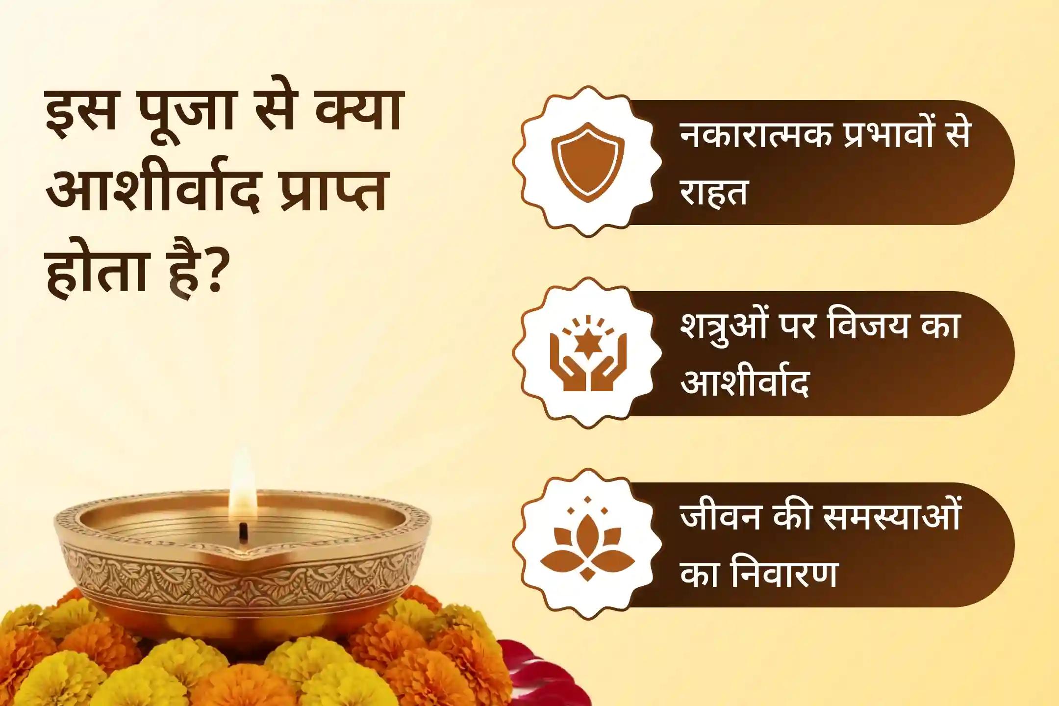 हिंदू वर्ष की अंतिम अमावस्या पर पूर्ण रूप से नकारात्मकता से सुरक्षा और शत्रुओं पर विजय की कामना के साथ कालीघाट शक्तिपीठ में संपूर्ण सुरक्षा महाअनुष्ठान में भाग लें।