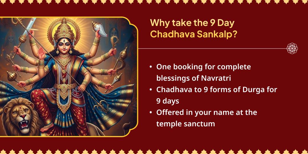 Chaitra Navratri 9 Day 8 Shaktipeeths Chadhava Sankalp