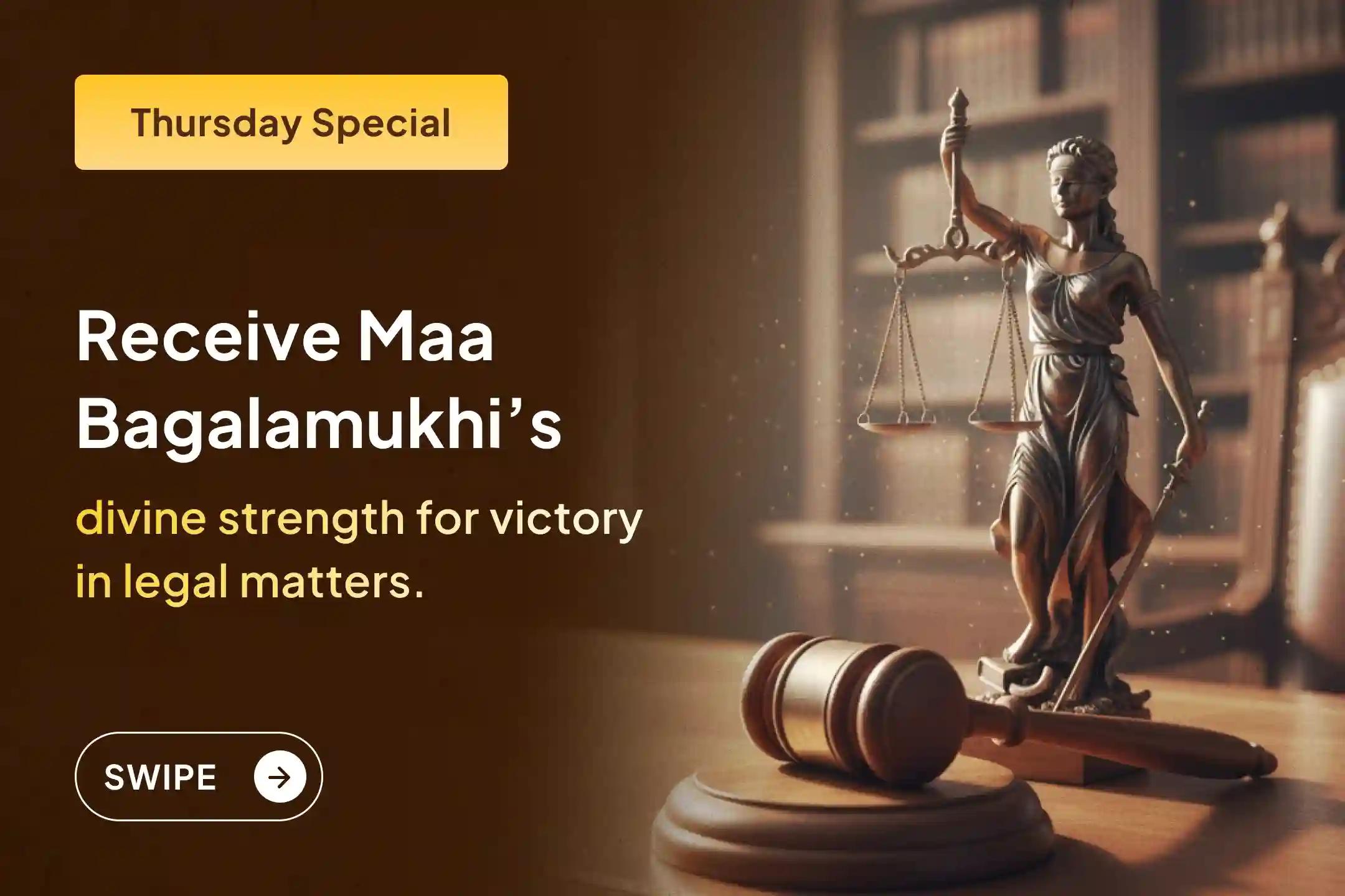 🙏 Participate in the Tuesday Vijay Sankalp Puja and receive Maa Bagalamukhi’s blessings for victory over enemies and success in legal matters. 🙏