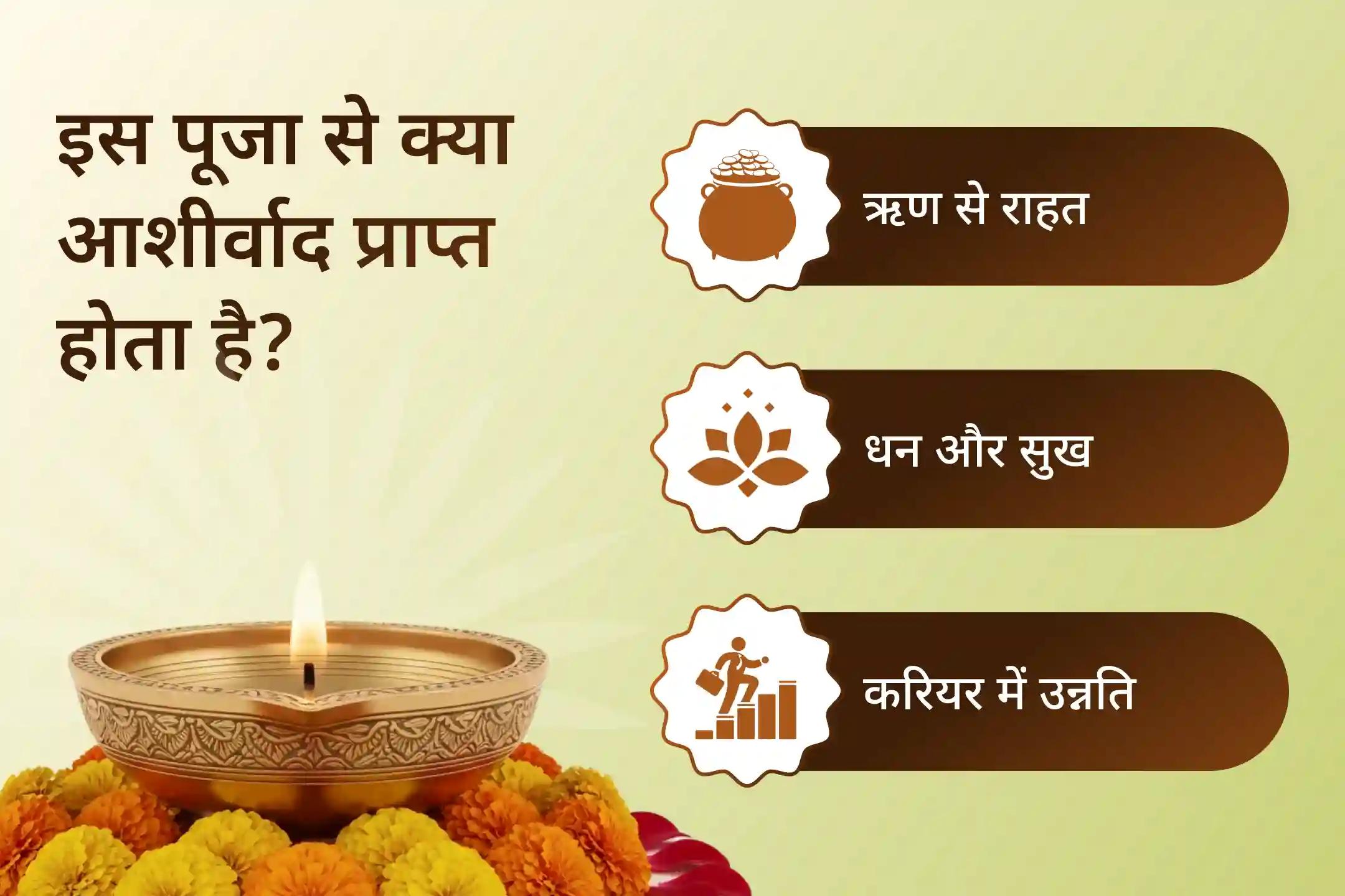 कोल्हापुर के महालक्ष्मी अंबाबाई शक्तिपीठ में आयोजित इस पावन अनुष्ठान में भाग लें और माँ लक्ष्मी से धन, समृद्धि और सुख-समृद्ध जीवन के लिए दिव्य आशीर्वाद प्राप्त करें।