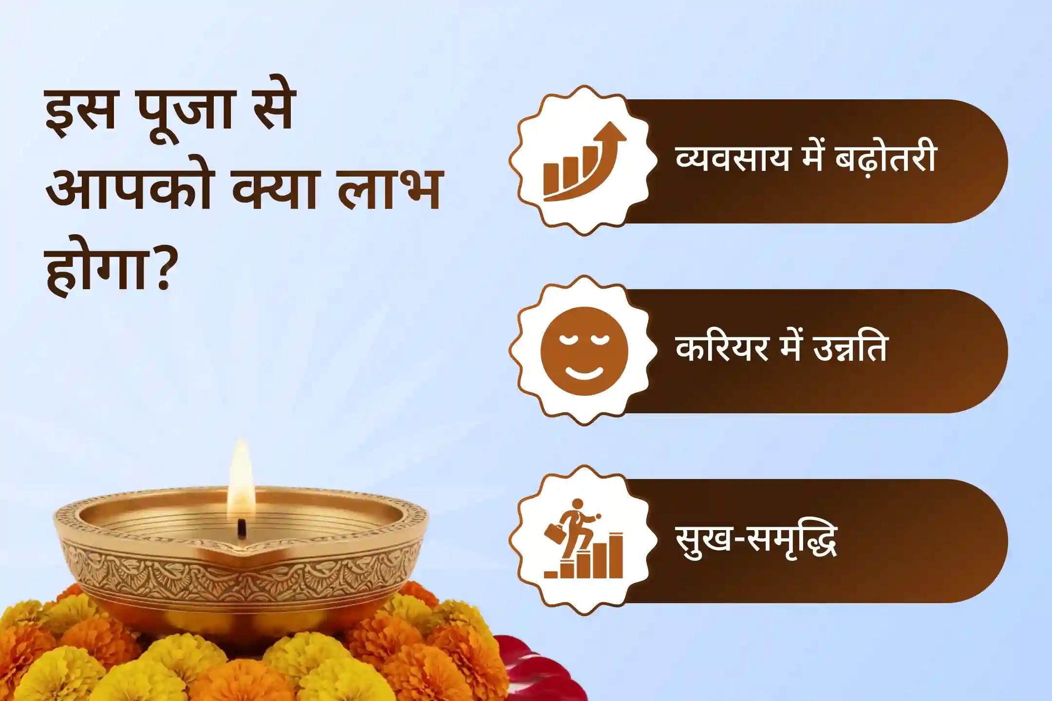 माँ लक्ष्मी की दिव्य कृपा और श्री मंदिर के माध्यम से व्यवसाय वृद्धि एवं संकल्प पूजा में भाग लेकर अपने व्यवसाय में बढ़ोतरी और आर्थिक स्थिरता का बेहतरीन अवसर पाएं। 