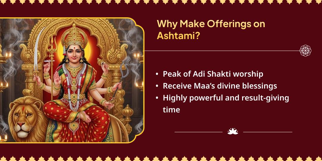 Chaitra Navratri Ashtami Ashta Shakti Prapti 8 Shaktipeeth Arpan