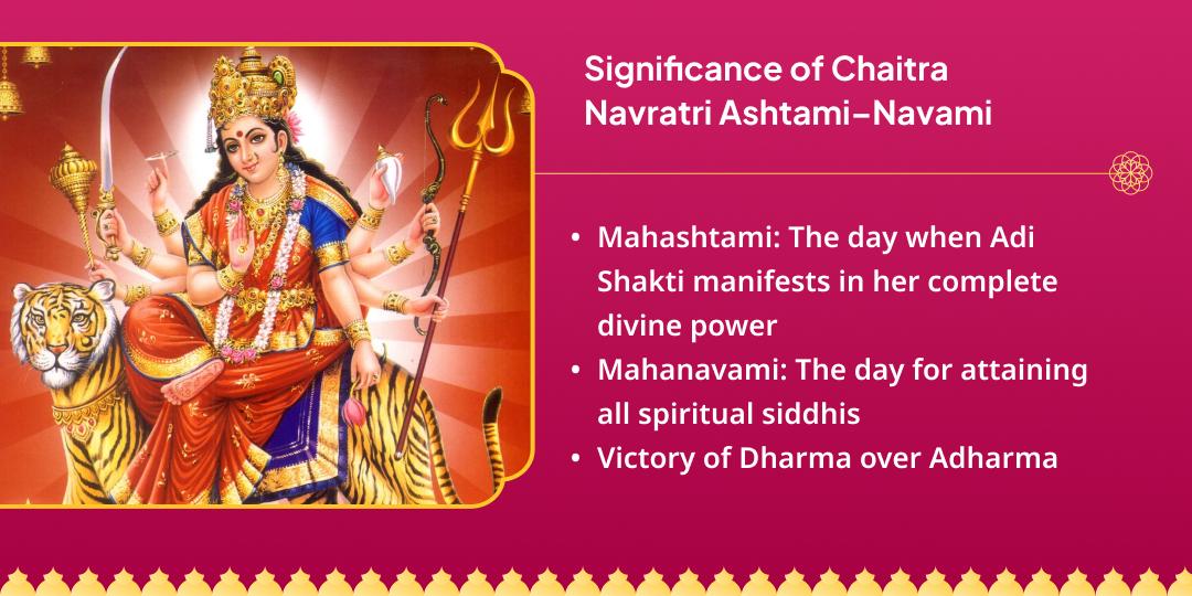 Chaitra Navratri Ashtami–Navami Nav-Kanya Maha Bhoj & Shringar Seva