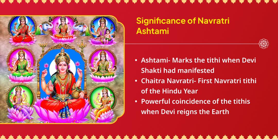 Navratri Ashtami Ashta Lakshmi 8-Ras 8-Prahar Maha Abhishek