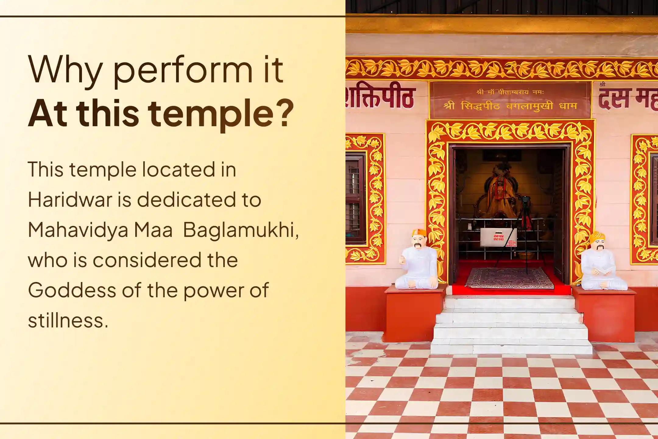 On the Ashtami of Chaitra Navratri, receive courage, protection, and self-confidence in life and the special grace of the Maa  Goddess through the Baglamukhi Mahavidya Mahanushthan.