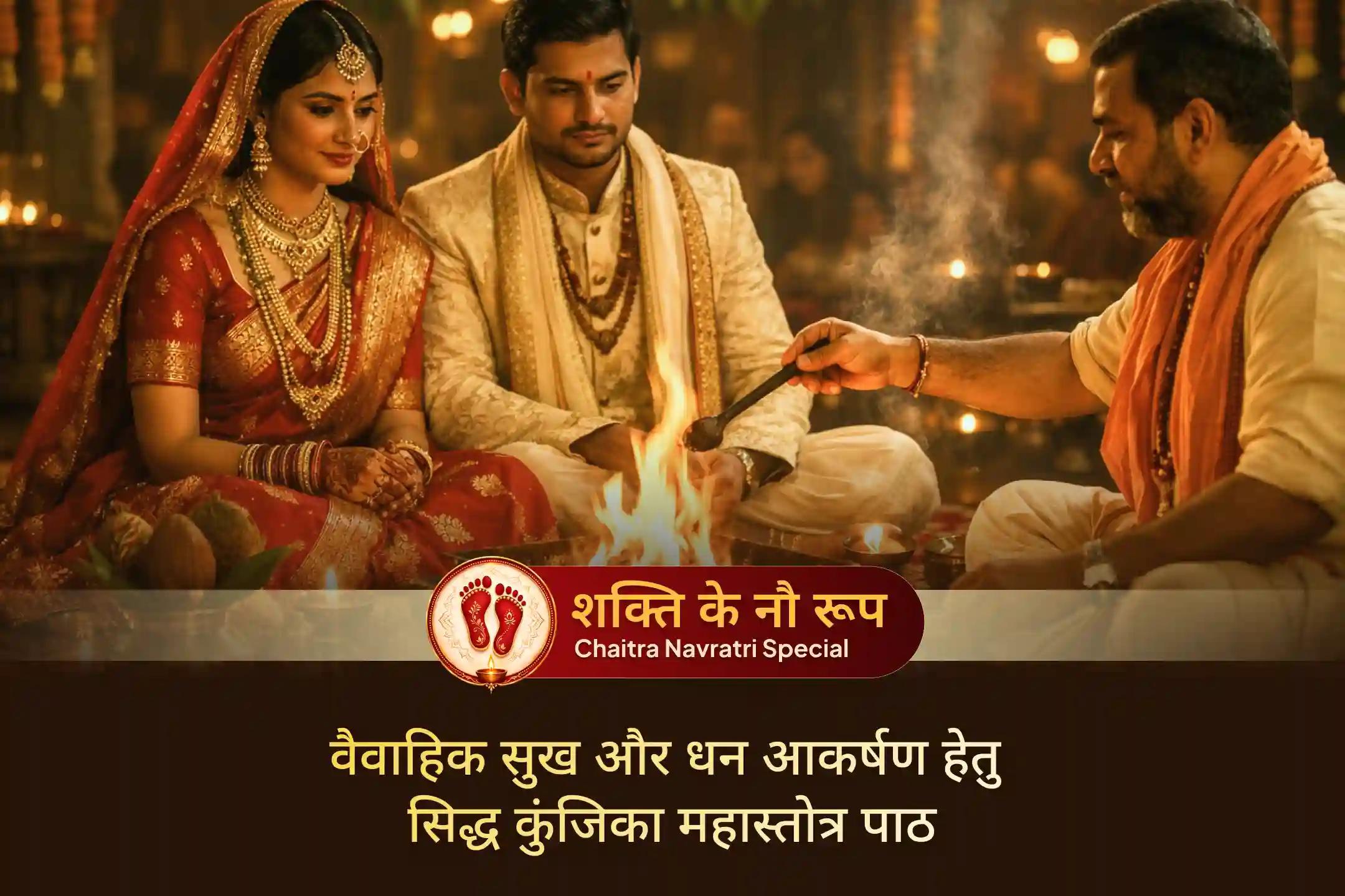 क्या जीवन में मुकदमे, स्वास्थ्य समस्याएँ या परिवार में तनाव परेशान कर रहे हैं? नवरात्रि के इस पवित्र अनुष्ठान में सिद्ध कुंजिका स्तोत्र पाठ के साथ माँ दुर्गा की कृपा से पाएँ शक्ति, सुरक्षा और सफलता।