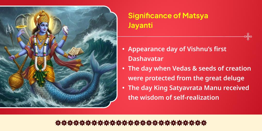 Navratri Tritiya–Matsya Jayanti Maa Chandraghanta Chadhava & Matsya Seva