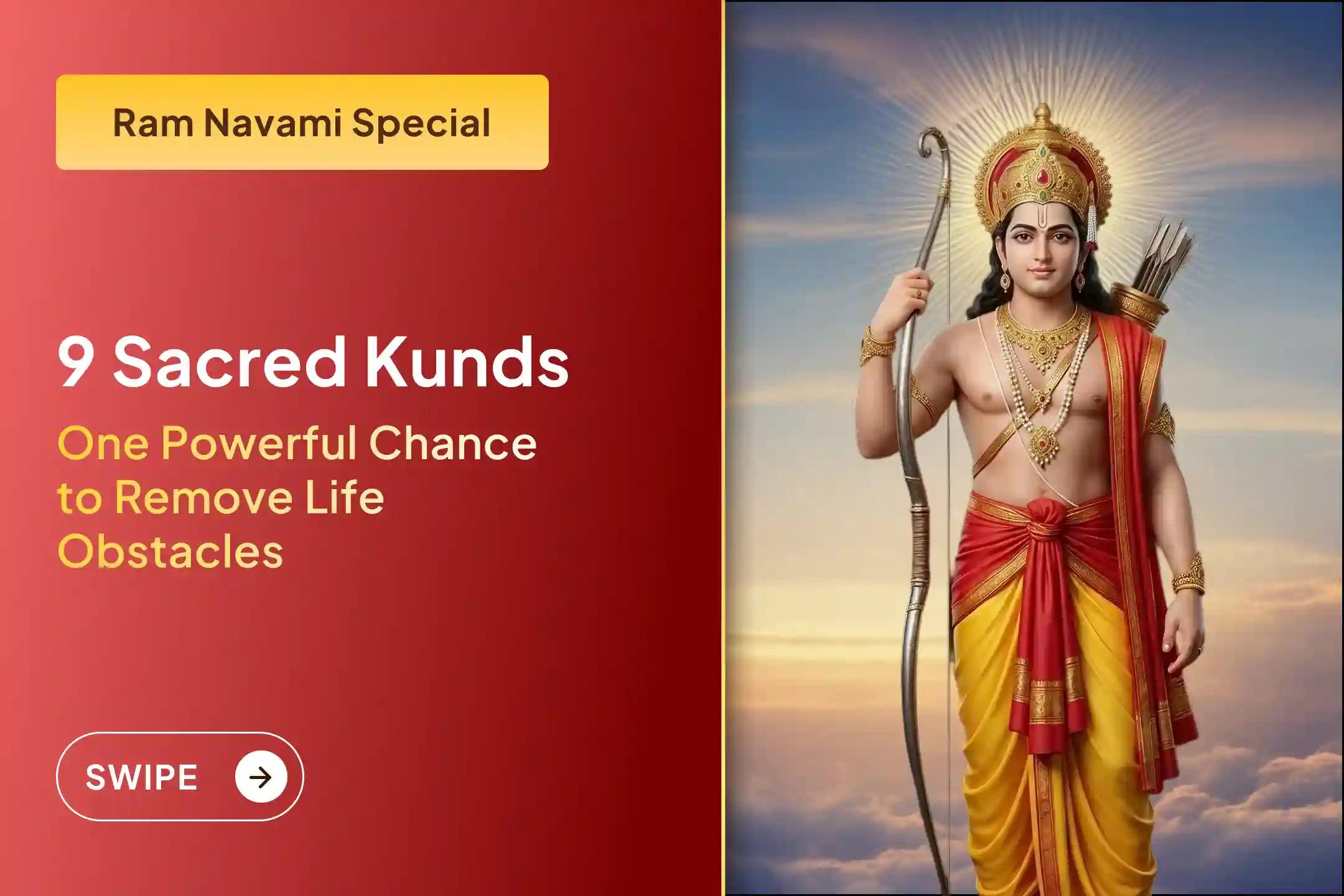 🌼 On Lord Ram’s Janmotsav, even a small prayer becomes powerful.  Experience the power of 9 sacred kunds Mahayagya and Ramayan chanting at Chitrakoot - an auspicious chance to transform your life