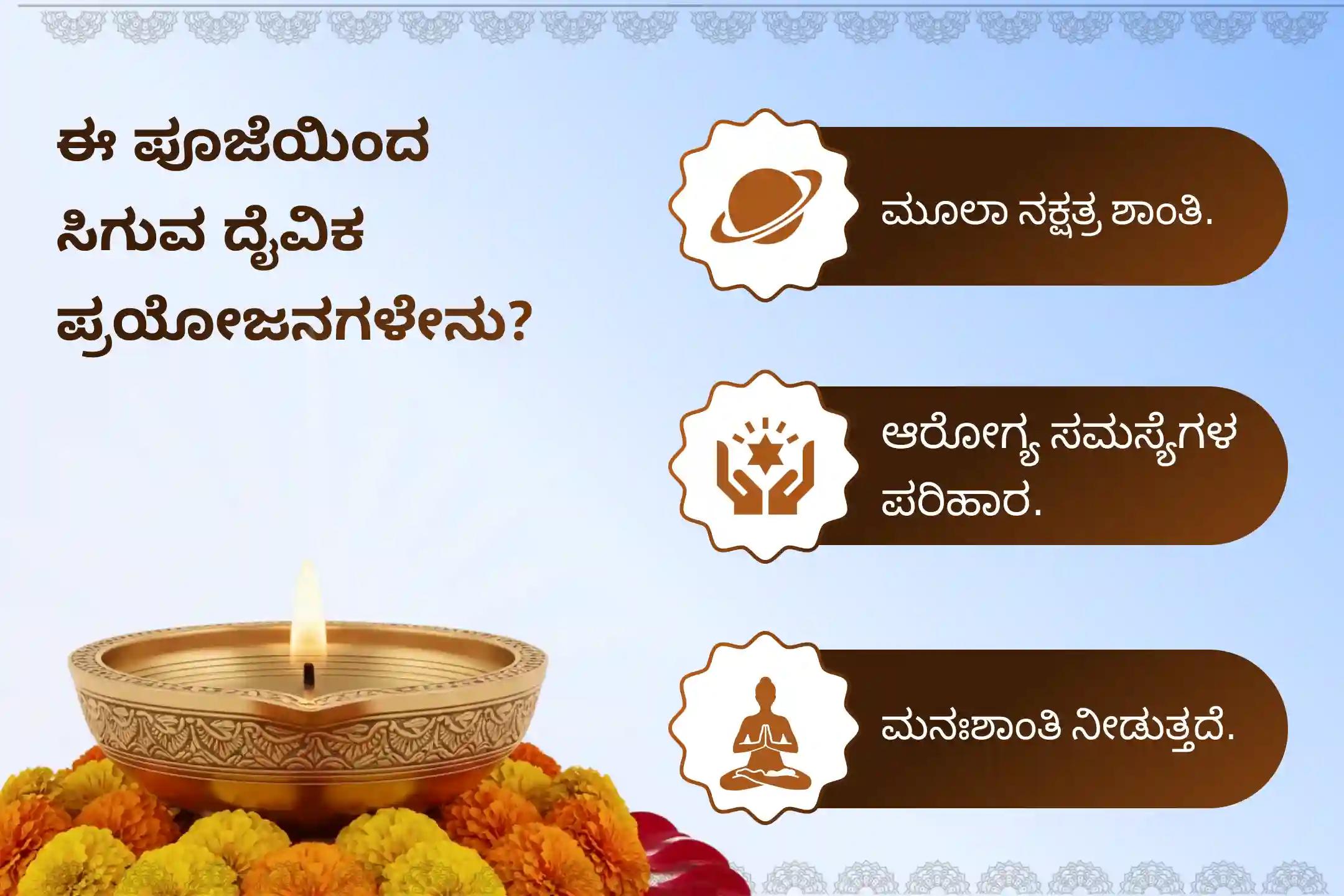 ಮೂಲಾ ನಕ್ಷತ್ರ ಶಾಂತಿ, ಮನಃಶಾಂತಿ ಮತ್ತು ಆರೋಗ್ಯ ಸಮಸ್ಯೆಗಳ ನಿವಾರಣೆಗಾಗಿ ಆಯೋಜಿಸಲಾದ ಈ ವಿಶೇಷ ಆಶ್ಲೇಷಾ ಮೂಲ ನಕ್ಷತ್ರ ವಿಶೇಷ ಗಂಡ ಮೂಲ ಶಾಂತಿ ಹೋಮದಲ್ಲಿ ಪಾಲ್ಗೊಳ್ಳಿ. 🙏