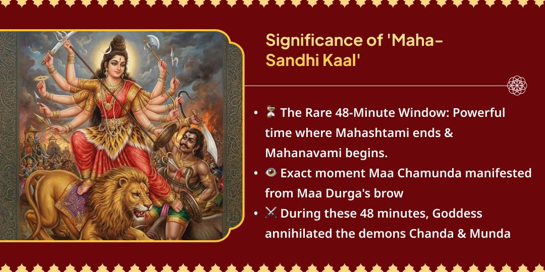 Navratri Maha Ashtami-Maha Navami Sandhi Kaal Vindhyachal Trishakti Chadhava