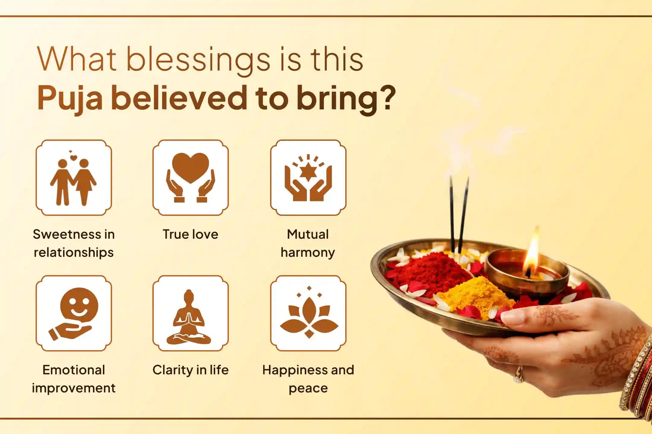 💖For love in relationships, clarity in life, and emotional balance, receive divine blessings by joining the Divine Love Union Puja and Relationship Improvement Ritual this Monday.💖