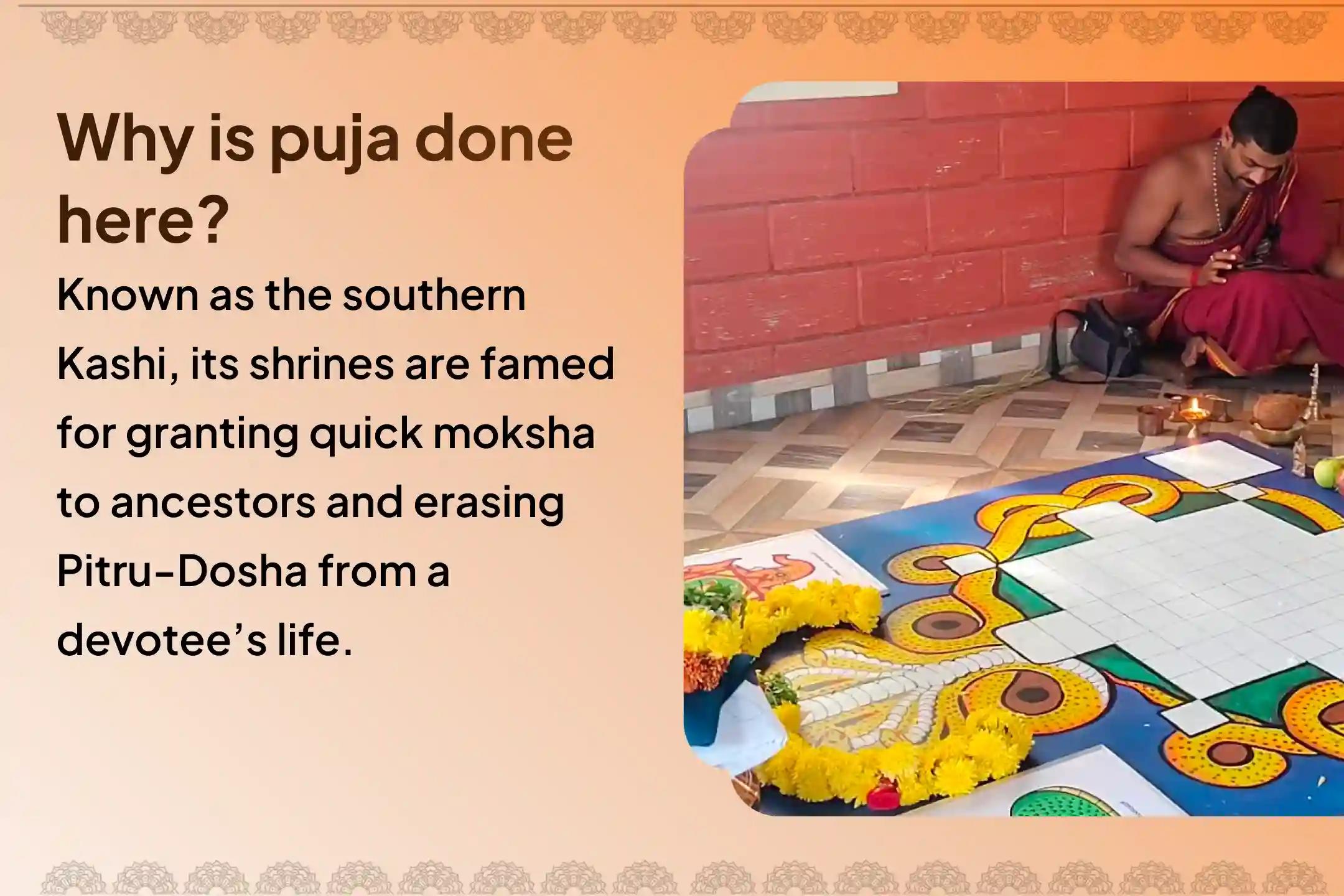 Participate in the First Ekadashi of the year, Dakshin Kashi Gokarna Teerth Kshetra Special Narayan Bali Puja, Tripindi Shradh Puja, and Tila Homa to Seek Relief from Ancestral Curses and Bring Peace to Departed Souls.