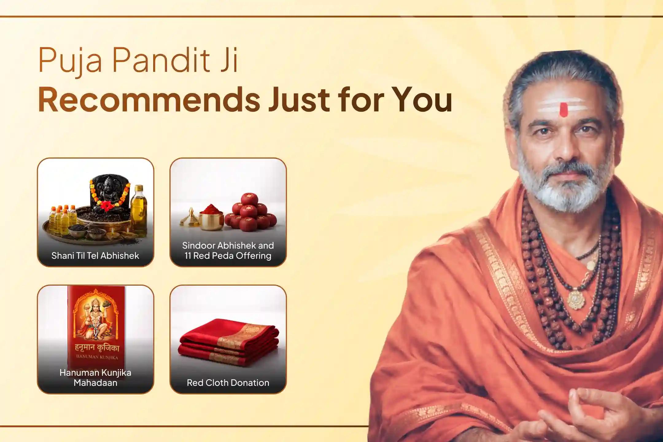 🌸On the auspicious occasion of Hanuman Janmotsav, take part in this divine ritual performed by 51 Brahmins to receive the blessings of both Hanuman Ji and Shani Dev