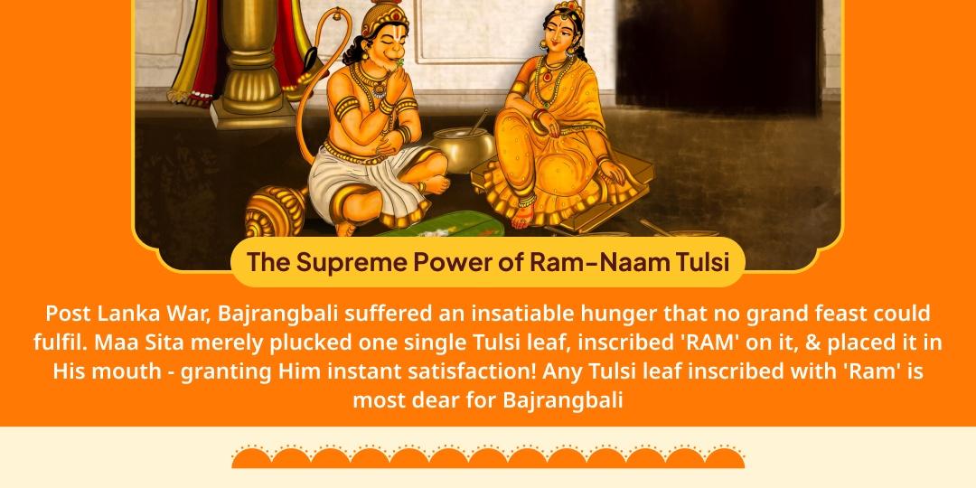 Hanuman Janmotsav Manokamna Siddhi 108 Ram-Naam Tulsi Mala Arpan