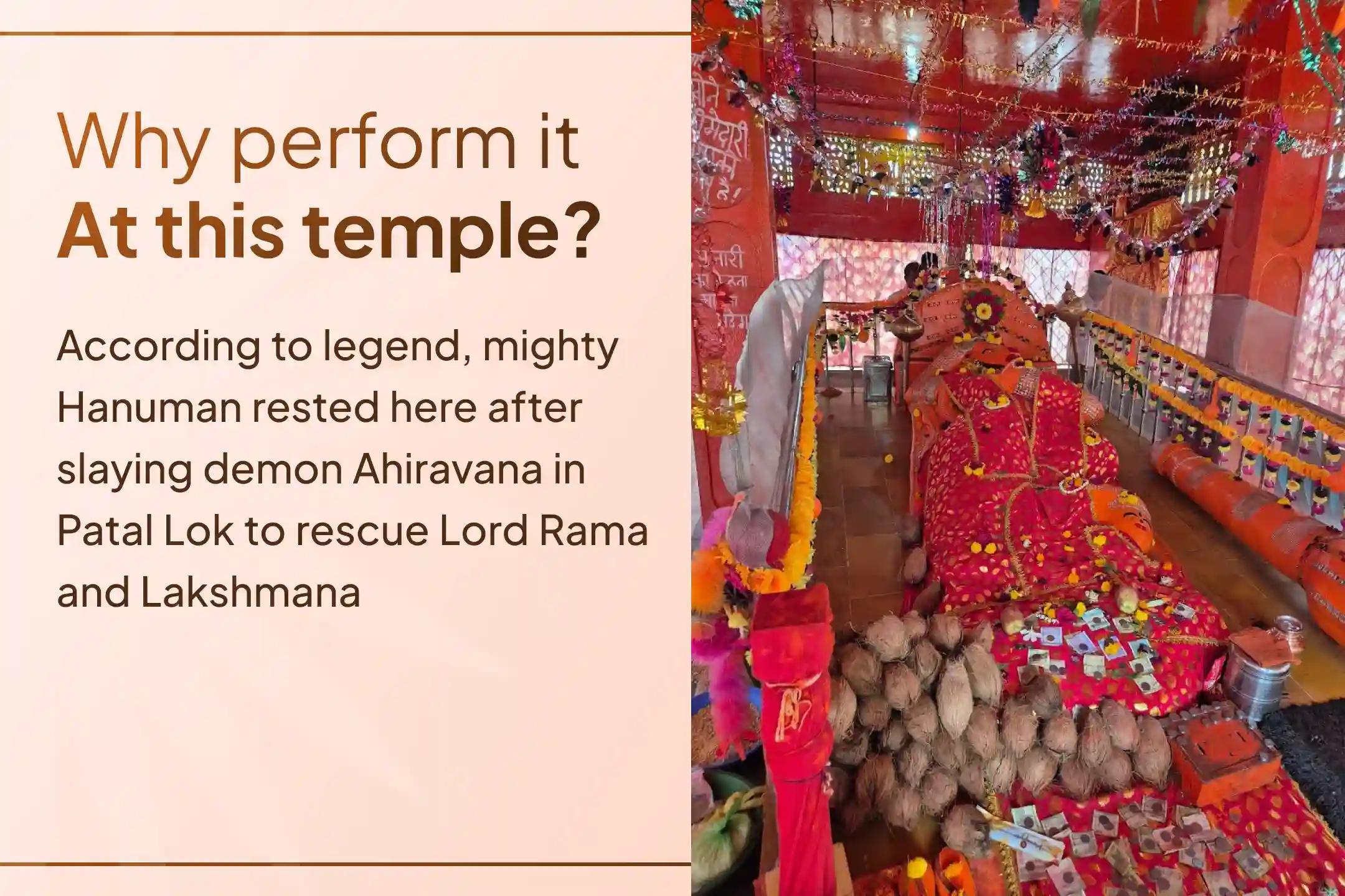 🛕 What pleased Shri Ram the most? It’s when Hanuman Ji covered himself in sindoor. This Hanuman Janmotsav, offer 21 kg Sindoor Chola and receive blessings of fierce protection and strength