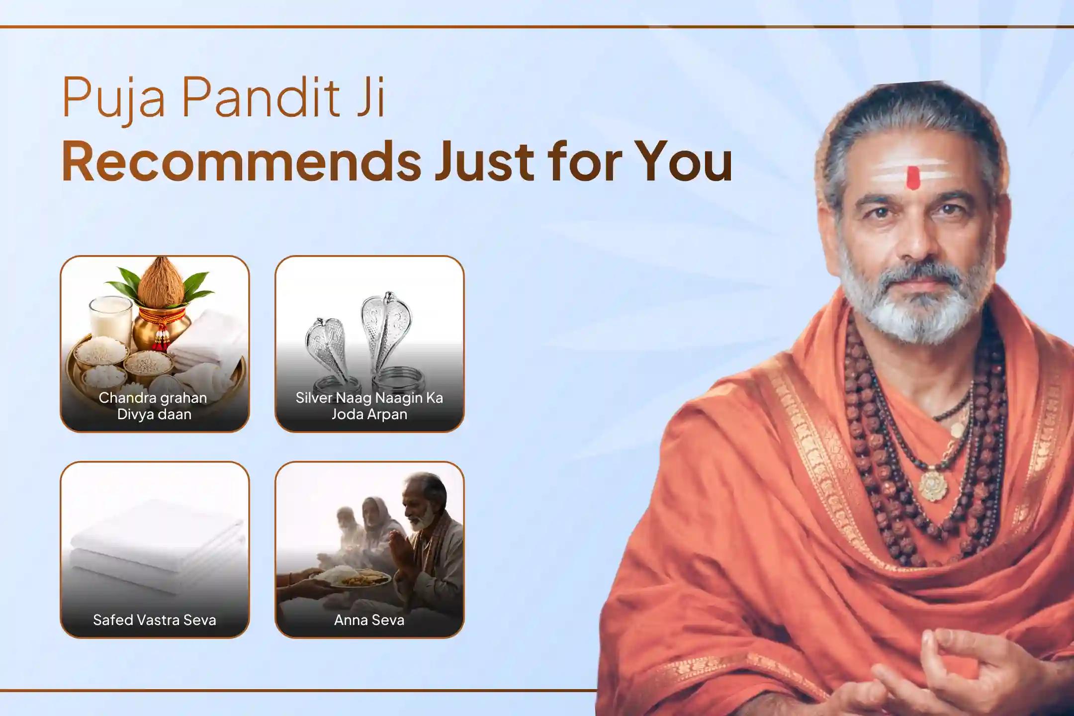  Does your mind remain restless and stress feel overwhelming in life? Through Chandra Graha Shanti Puja, receive the divine blessings of mental peace, emotional balance, and stability in life.