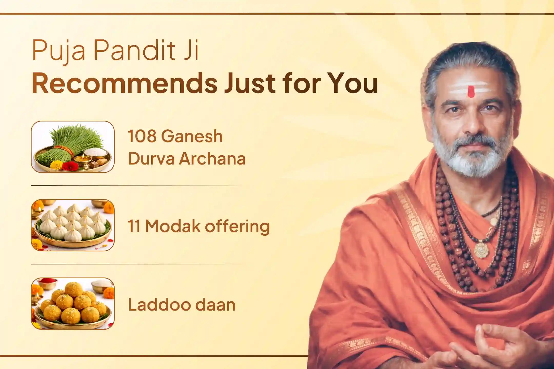Are recurring obstacles stopping the speed of your work? On this special day of Wednesday, get an opportunity to remove struggles and hurdles from life by receiving the grace of Lord Ganesha through the Ganesh Vighnaharta Puja and Havan.
