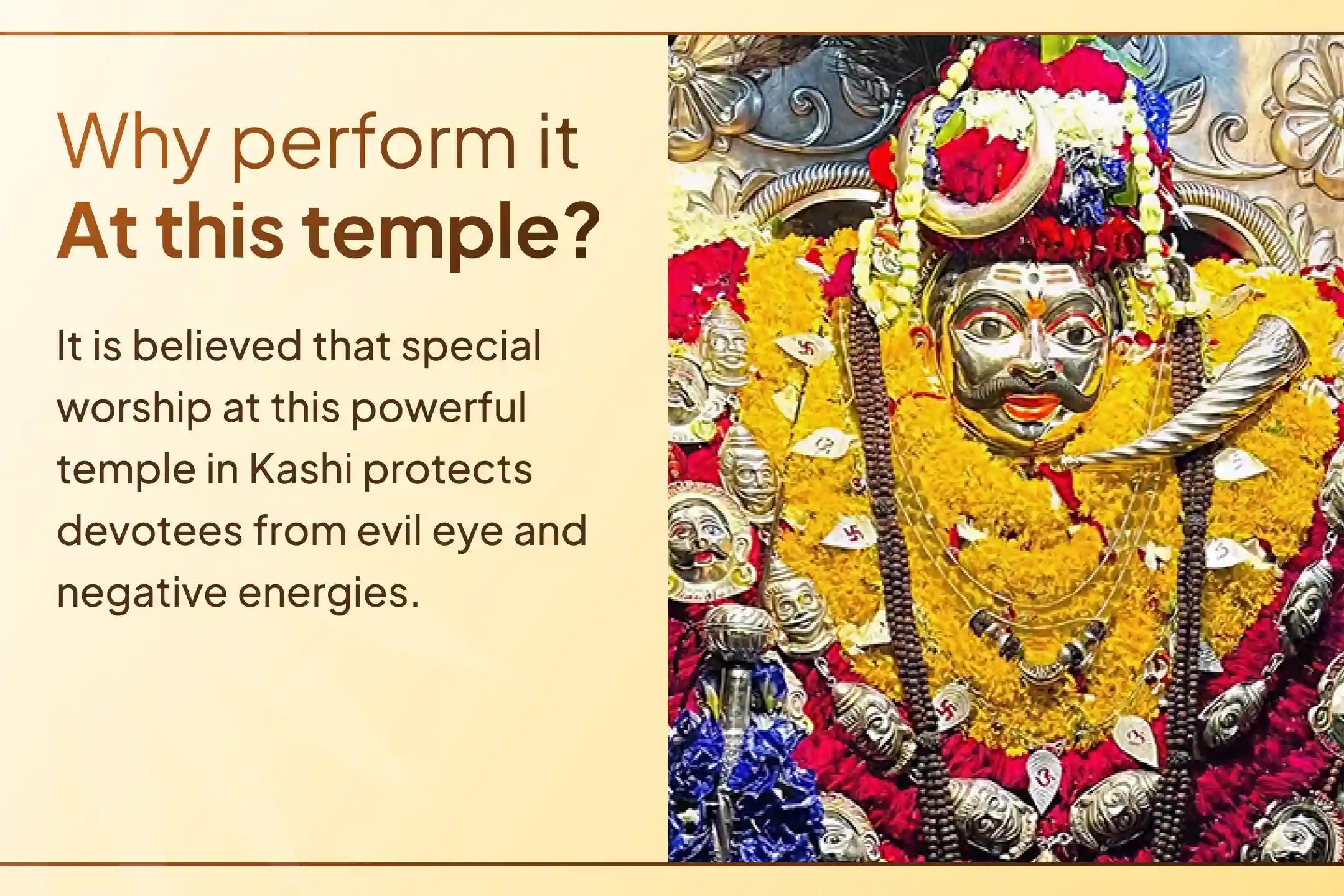 🌌 In the holy city of Kashi, participate in Shri Kaal Bhairav Tantrokta Yukta Mahayagya and Kaalbhairavashtakam to attain supreme courage and protection from negative energies 🔱🔥