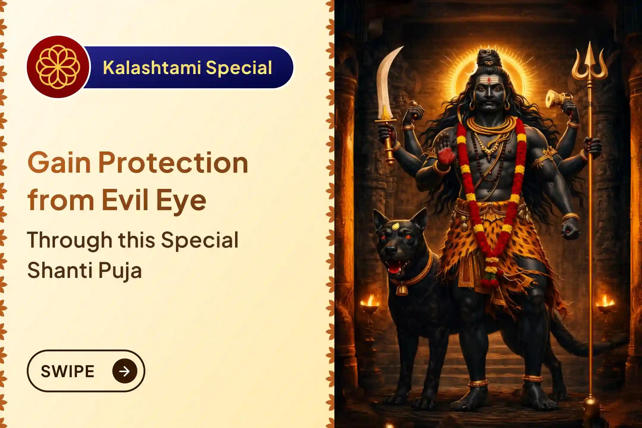 🧿This Kalashtami, receive the blessings of Kaal Bhairav and gain protection from evil eye, jealousy, and negative energies that hinder your progress.🧿
