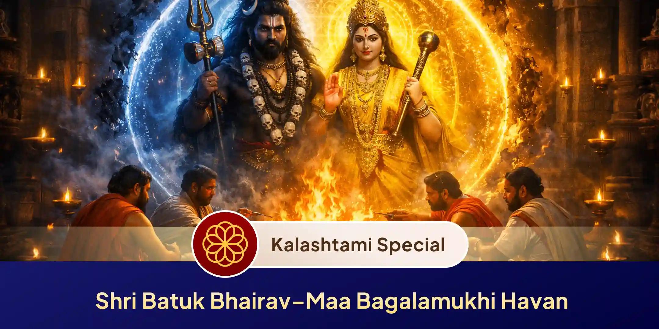 Nazar Dosha Shanti Bhairav Raksha Kavach Tantrokta Yagya and Bagalamukhi Havan