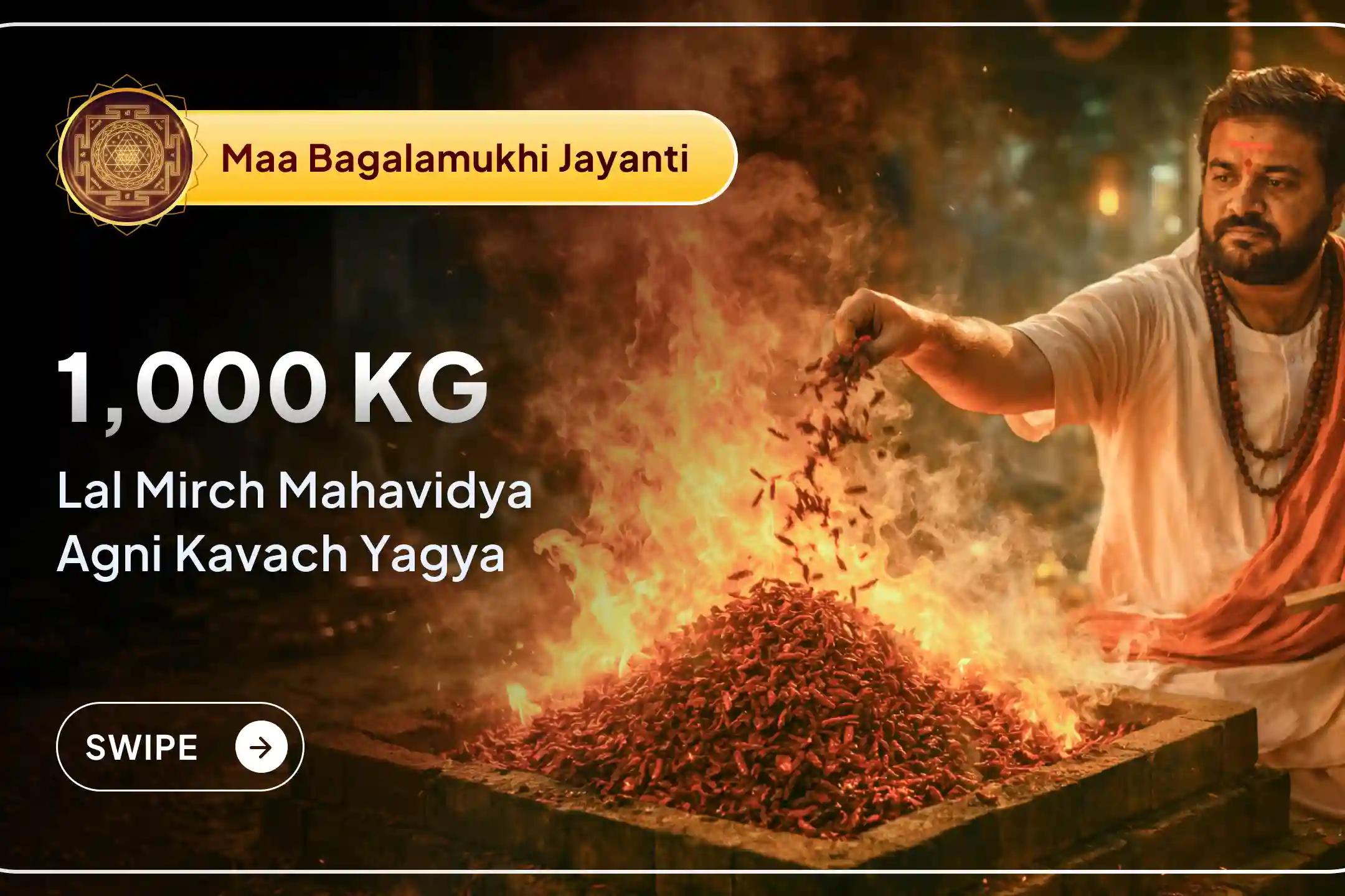 🪔On Maa Bagalamukhi Jayanti, join the Grandest 36 Brahmin Maha Yagya for victory over enemies, legal success, and divine protection and stability.