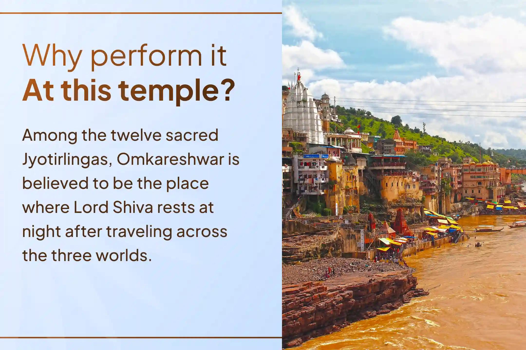 🕉️💪 Are you troubled by frequent illnesses or slow progress in life? This Monday, receive the right direction toward healing through the special ritual at Omkareshwar Jyotirlinga.