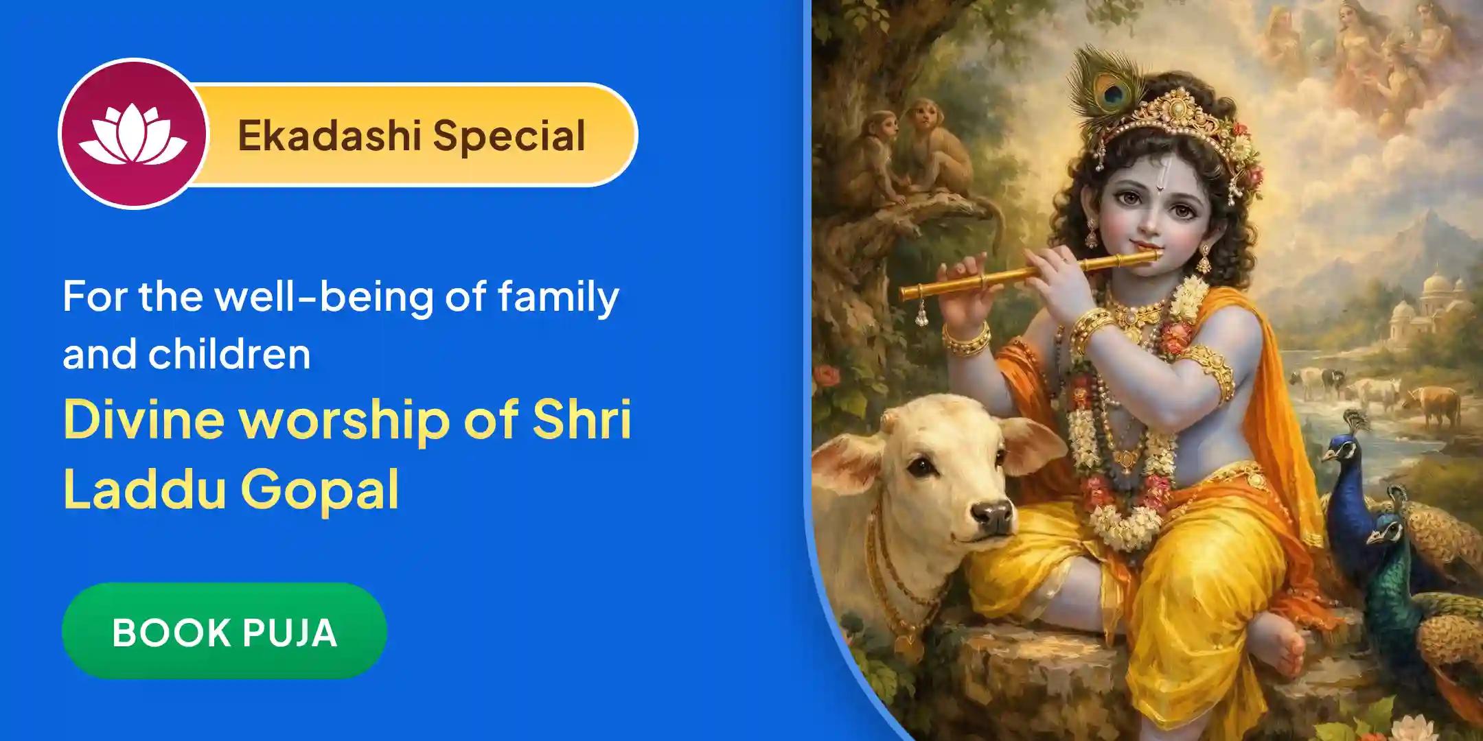 11,000 Santan Gopal Mantra Jaap, Shri Laddu Gopal Panchamrit Abhishek, Santan Sukh Prapti Havan