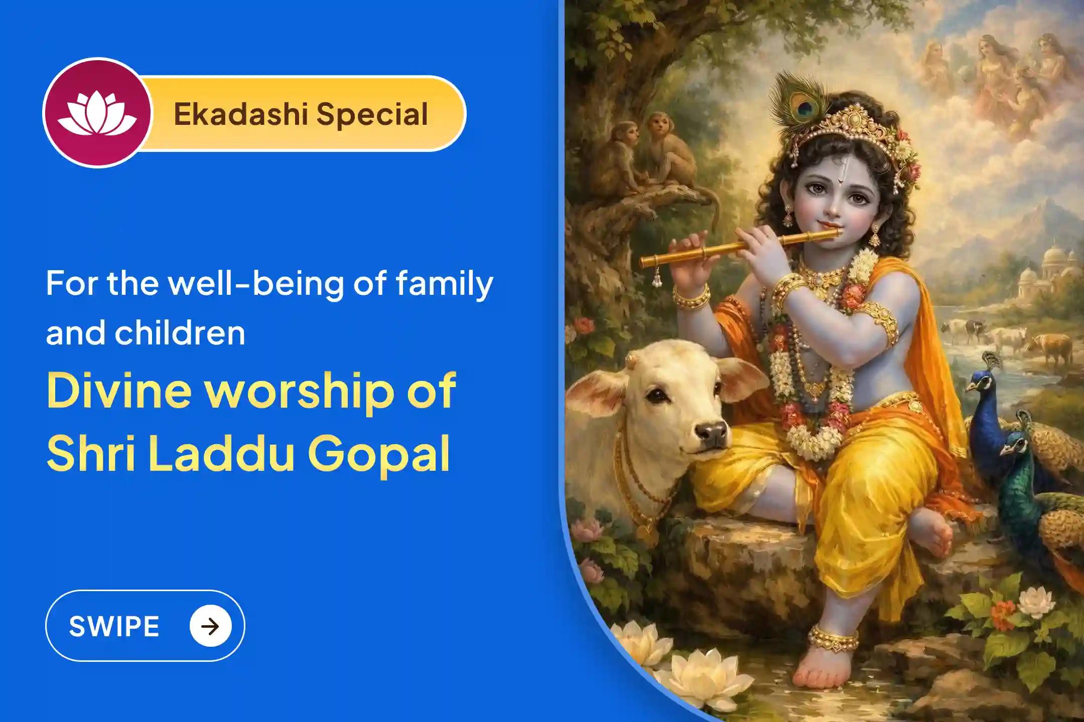 🌼 On the sacred occasion of Varuthini Ekadashi, offer your devotion to Lord Krishna and receive divine blessings for child welfare, children’s protection, and your family’s happiness