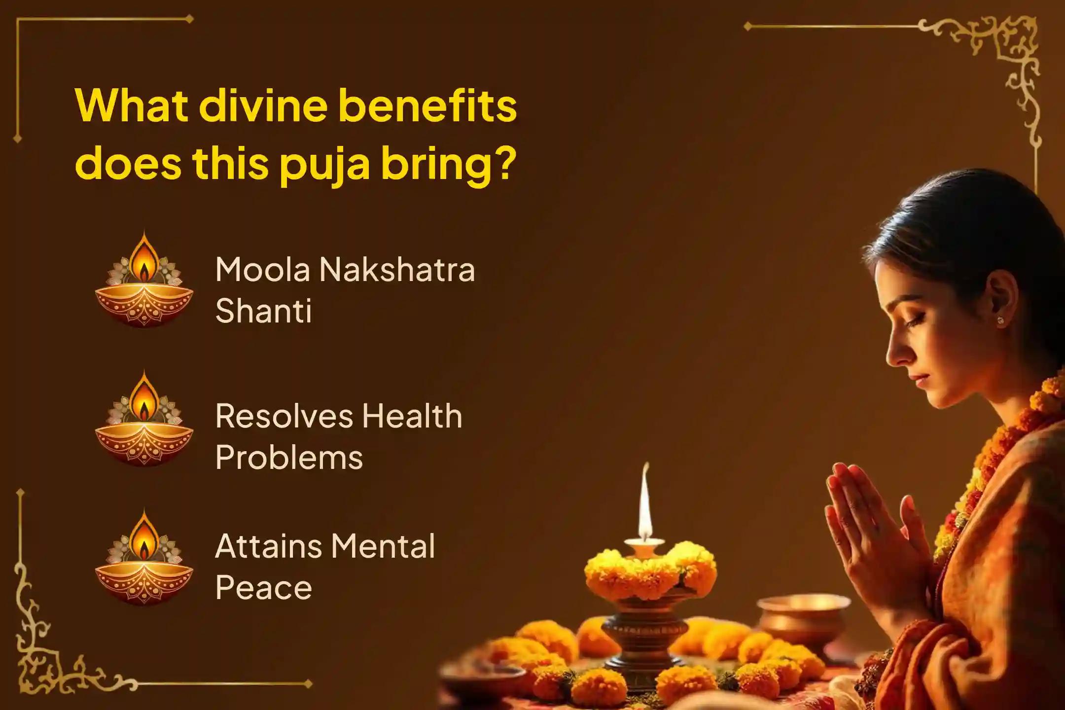 Participate in the Moola Nakshatra Special Ganda Moola Shanti Homa for Moola Nakshatra Shanti, mental peace, and to resolve health problems. 🙏