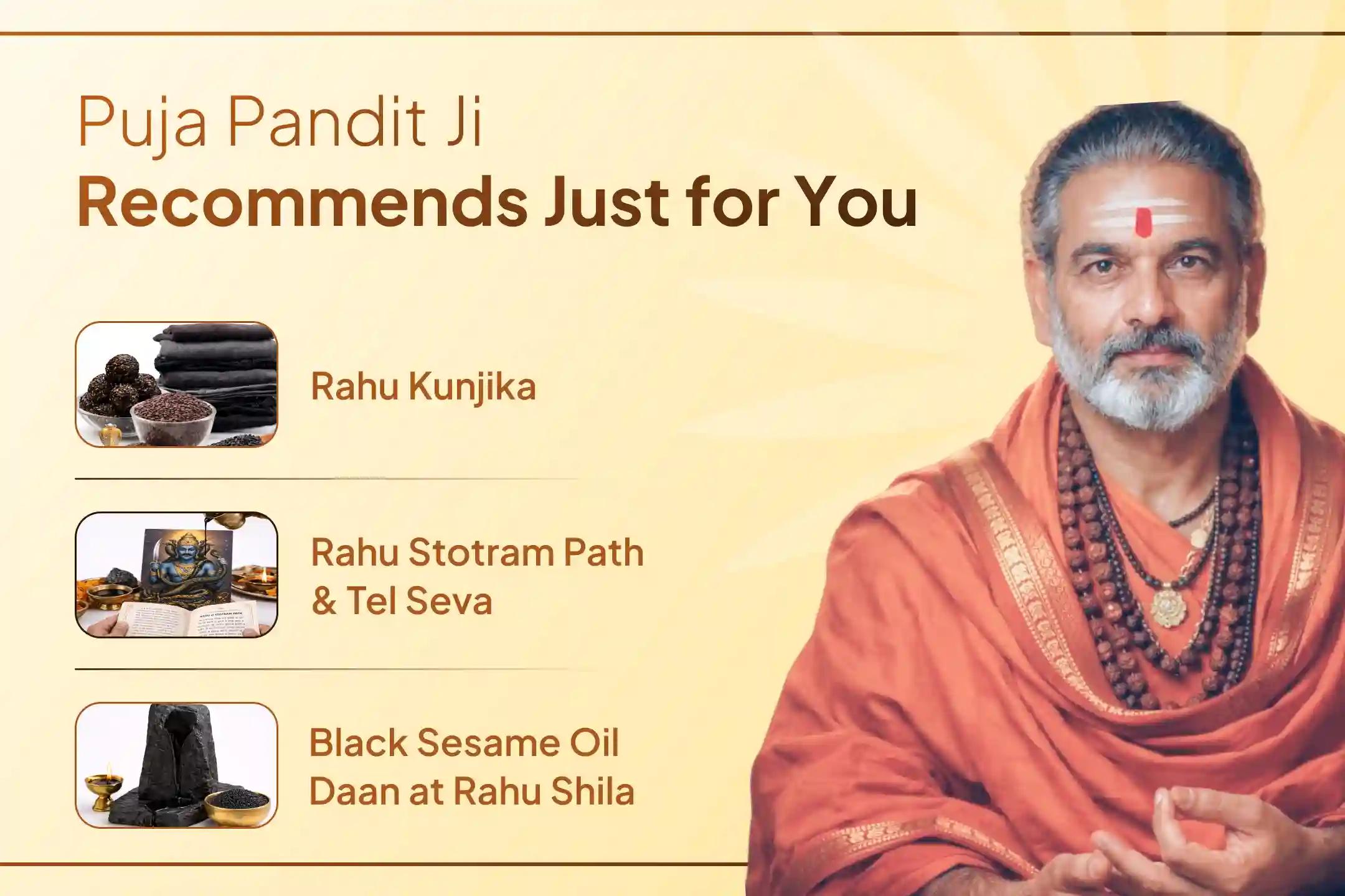 🔱 Is Rahu’s influence increasing anxiety and confusion? Perform this special puja to find strength, clarity, and the right direction in life.