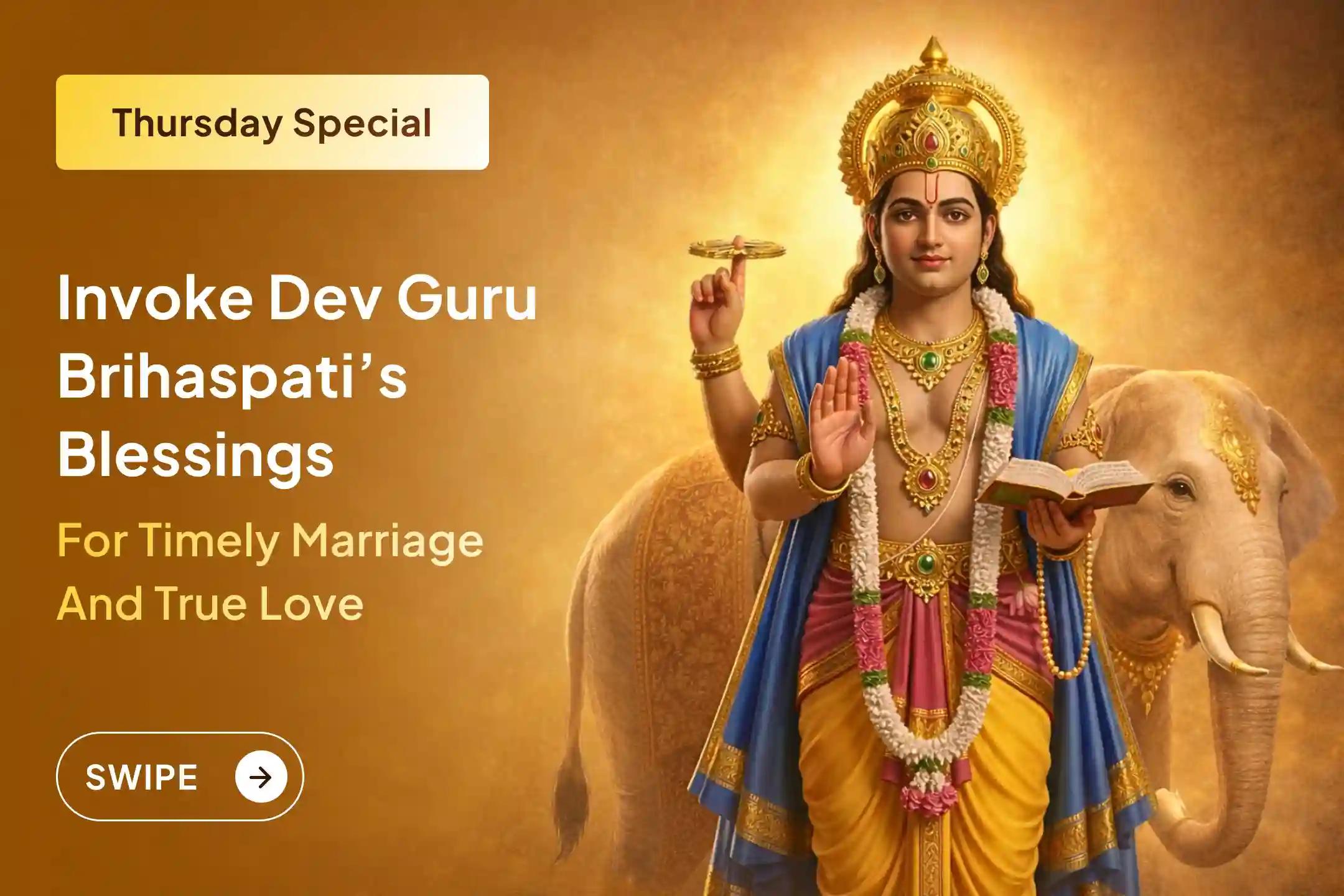 💍 Does every marriage proposal seem to fall through at the last moment? Participate in this special puja to receive divine blessings for early marriage and the right life partner.