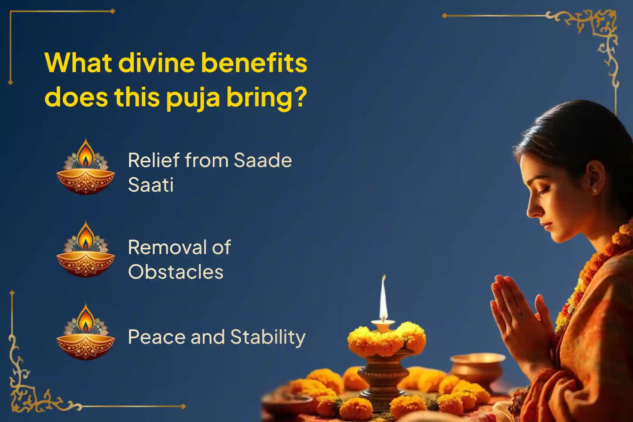 Participate in the Shani Uday special Shani Saade Saati Shanti Puja for Aquarius this Saturday to seek relief from anxiety, money issues and family issues, which are caused by Shani Saade Saati