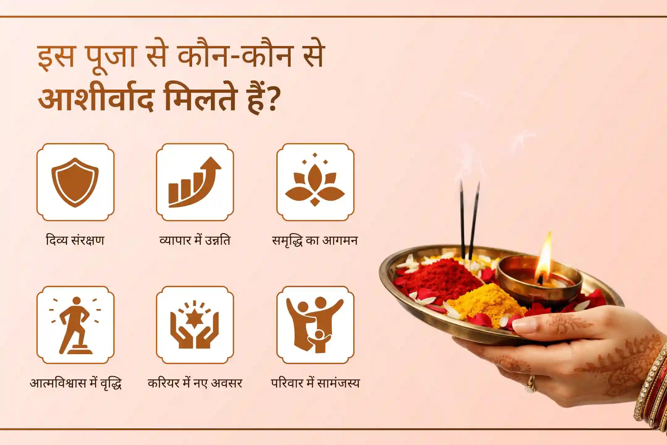 ✨क्या आप अपने व्यापार में बार-बार रुकावटों का सामना कर रहे हैं या आर्थिक स्थिरता की तलाश में हैं? इस व्यवसाय वृद्धि एवं संकल्प पूजा से जुड़कर अपने व्यापार में उन्नति, स्थिरता और समृद्धि के लिए दिव्य आशीर्वाद प्राप्त करें।✨