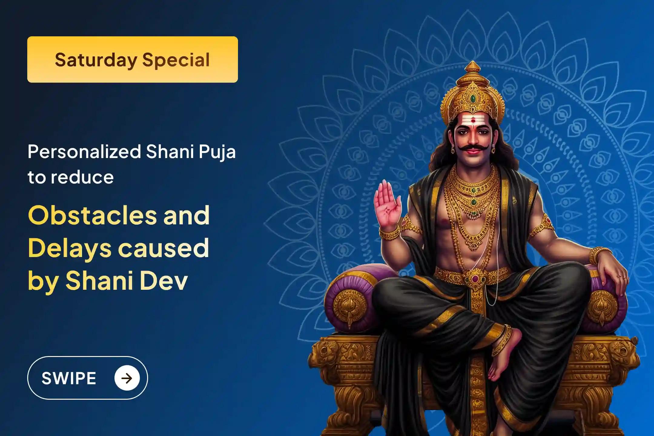🪔 A rare chance to personally seek Shani Dev’s blessings and perform a Premium Personalized Shani Grah Shanti Puja dedicated only to your name and sankalp.