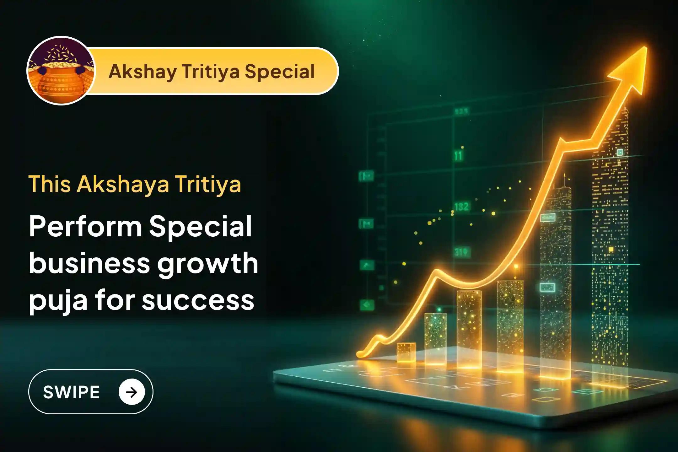 ✨ Join this special Career and Business Growth Puja through Sri Mandir, where the divine energy of Akshaya Tritiya and the merit of donation may bring a continuous flow of success, prosperity, and progress.