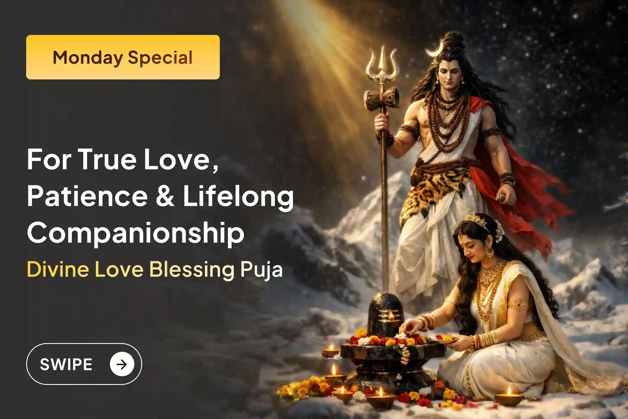 🔱 At the sacred wedding site of Mahadev and Maa Gauri, participate in a special puja to give new life to your relationships and receive the divine blessings of love and trust.